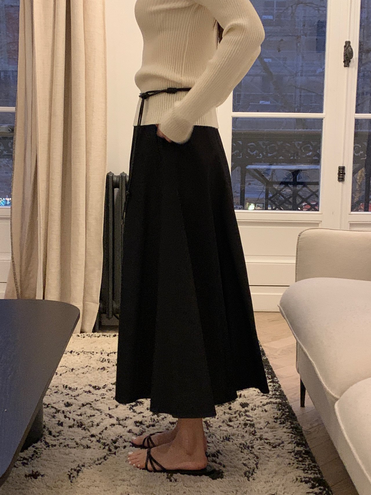 마리 A라인 플레어 스커트 상세 이미지 3