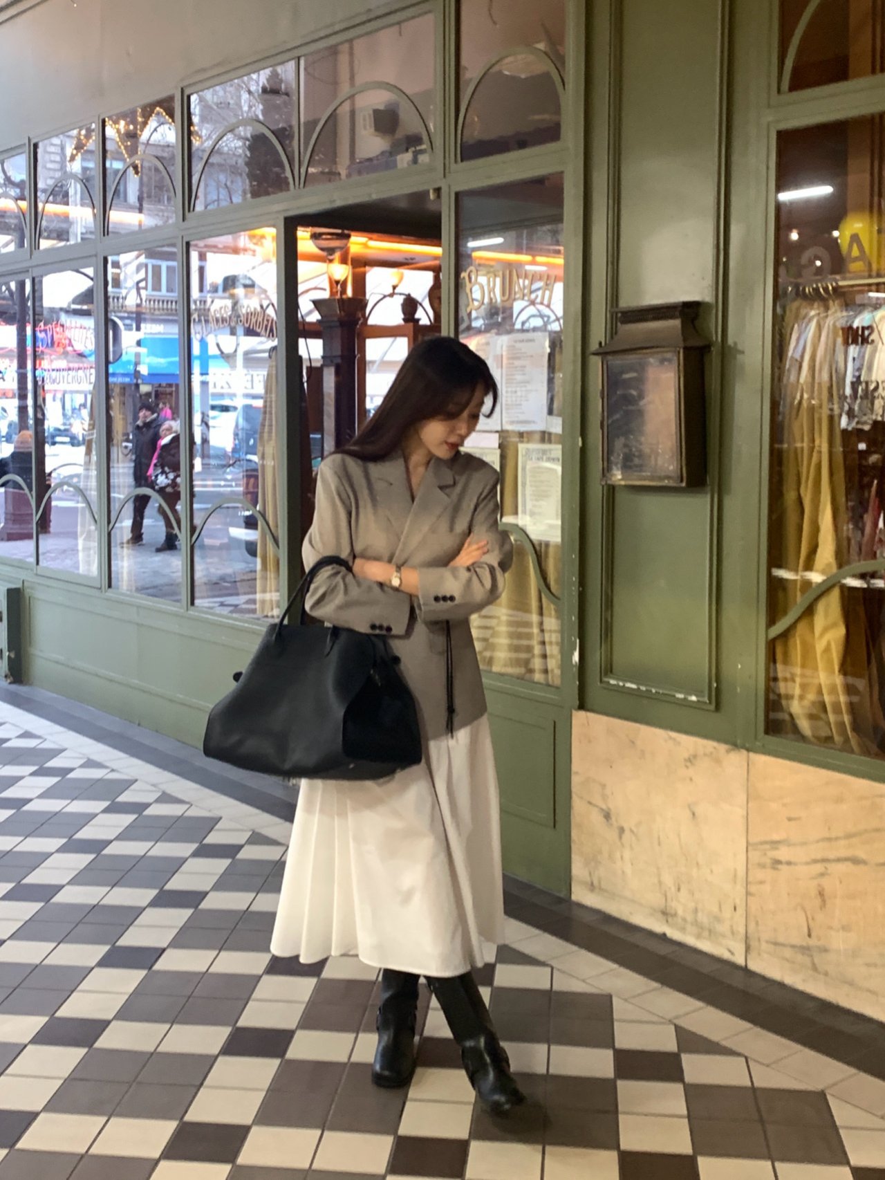 마리 A라인 플레어 스커트 상세 이미지 6