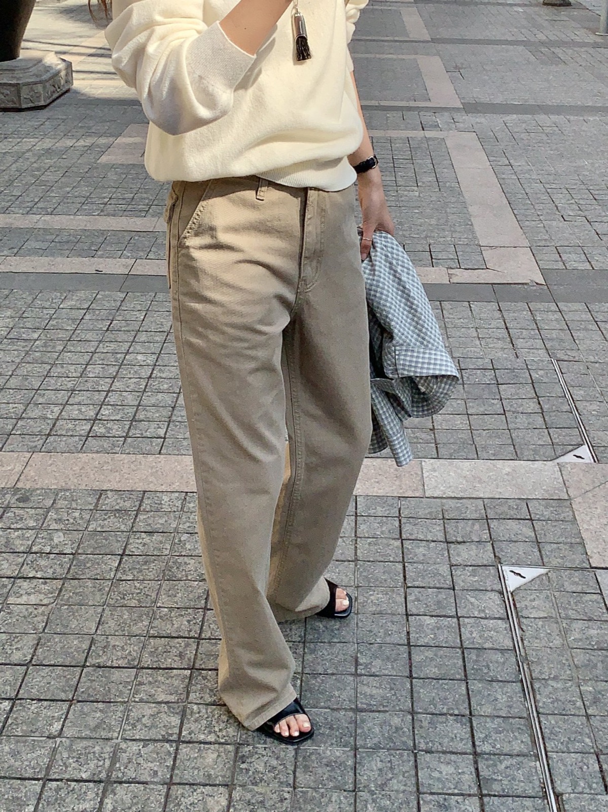 마를로 비조 스톤 워싱 팬츠 상세 이미지 7