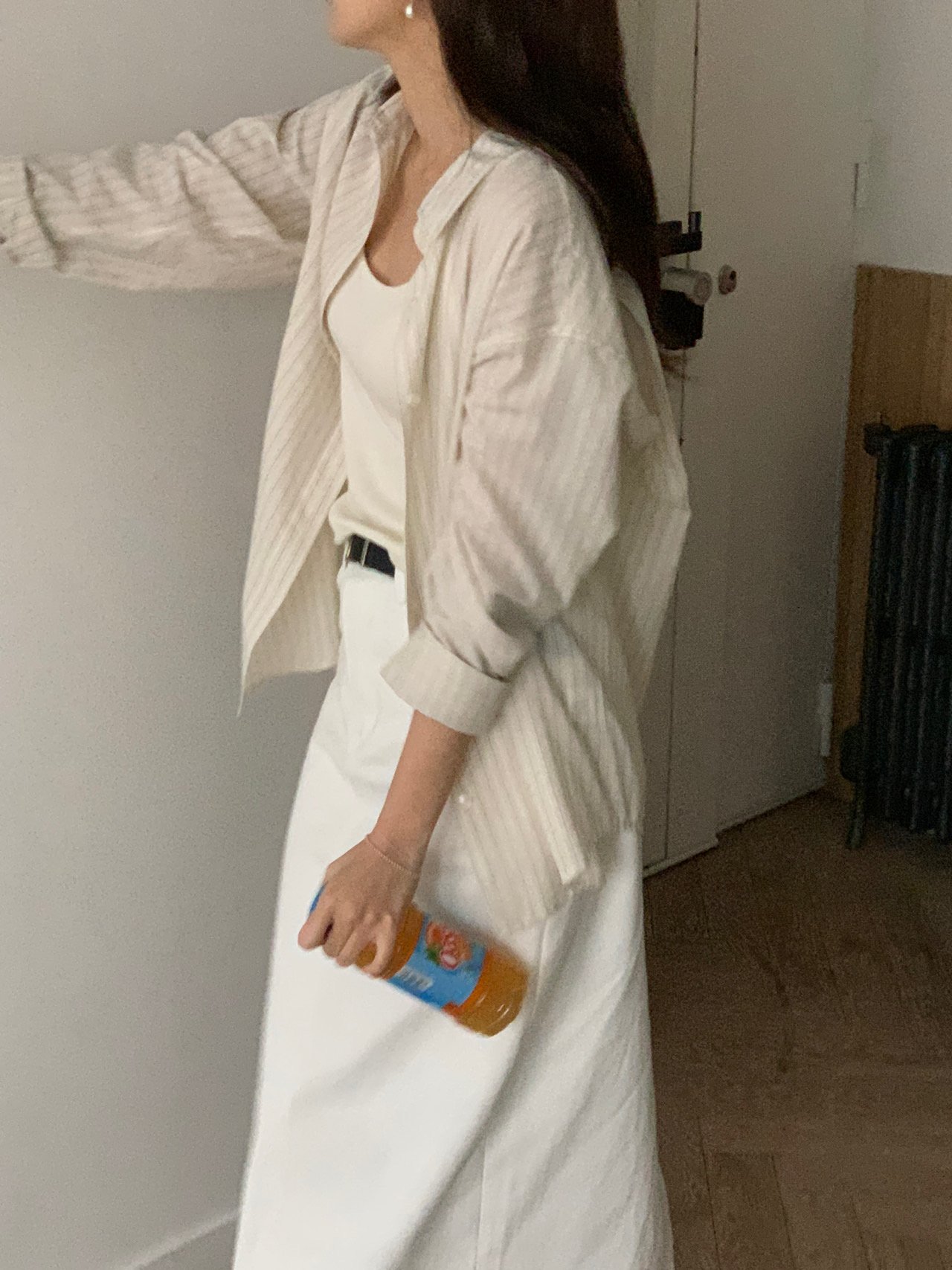 마르스 코튼 스트라이프 셔츠 상세 이미지 5