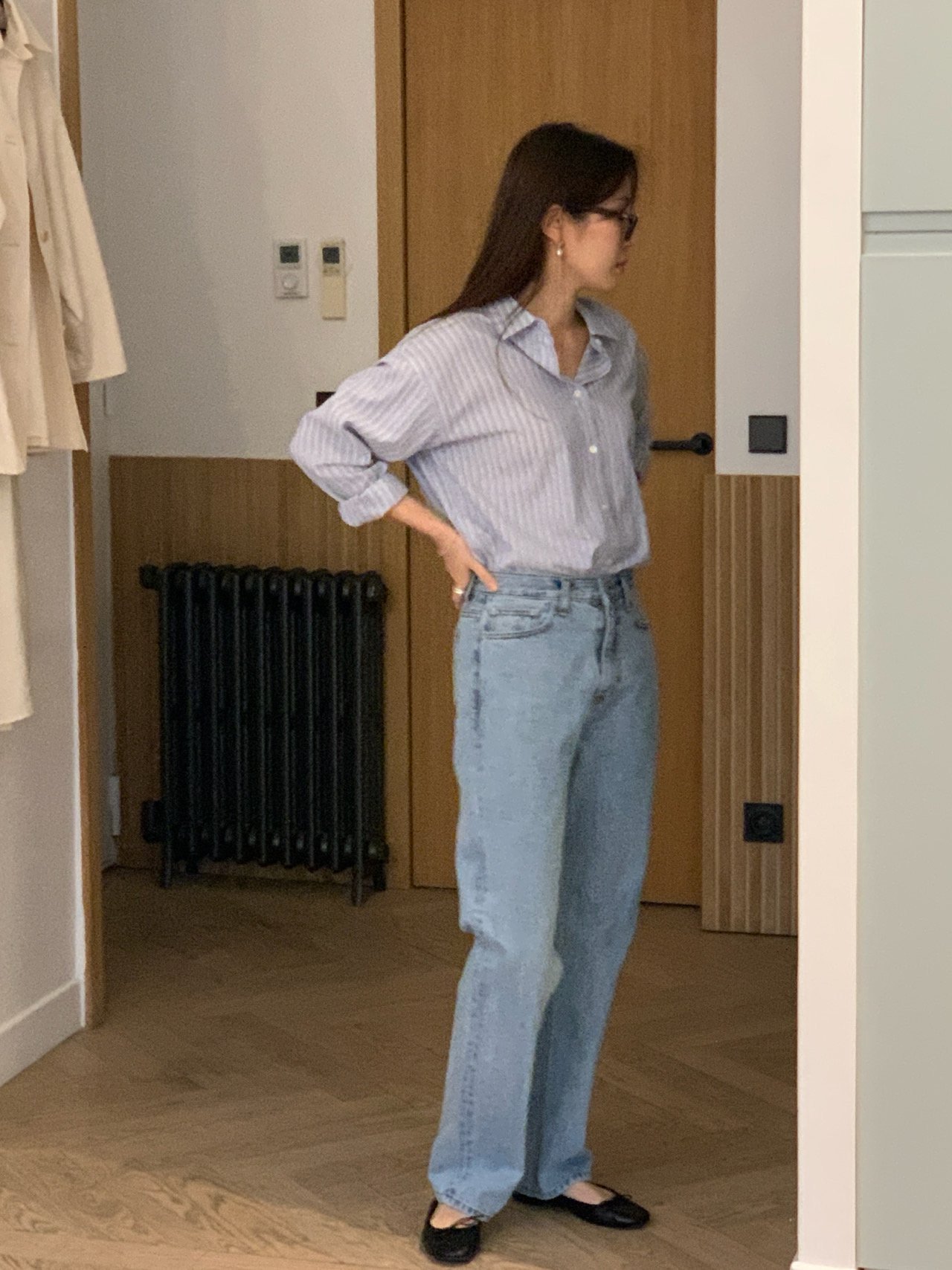 마르스 코튼 스트라이프 셔츠 상세 이미지 6