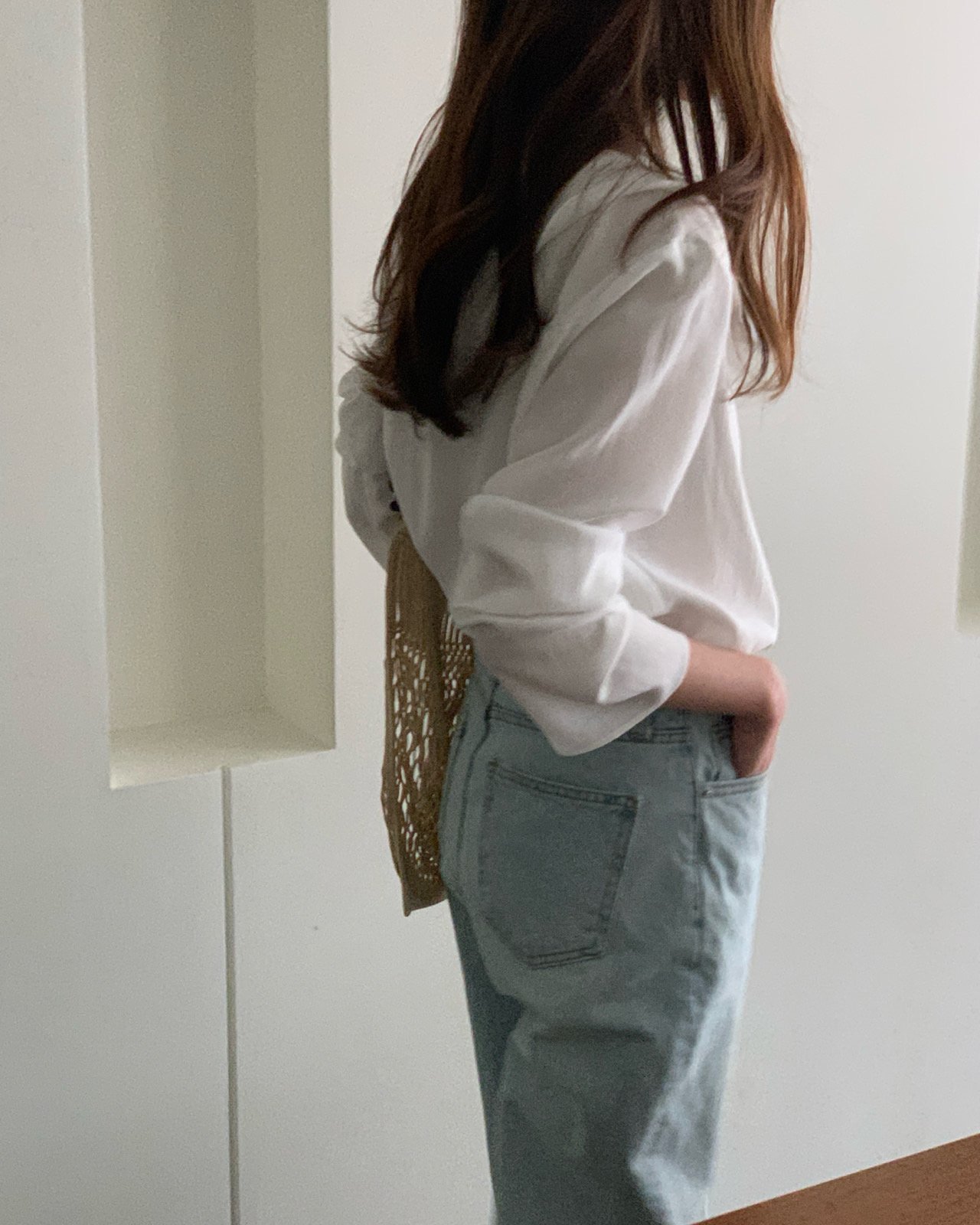 멜리아 프릴 블라우스 상세 이미지 3