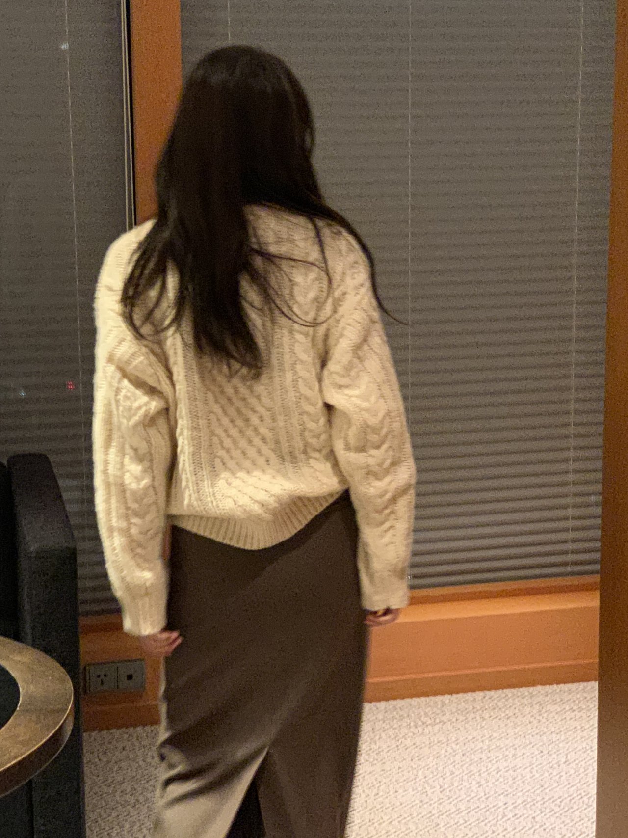 멜로우 울 롱 스커트 상세 이미지 5