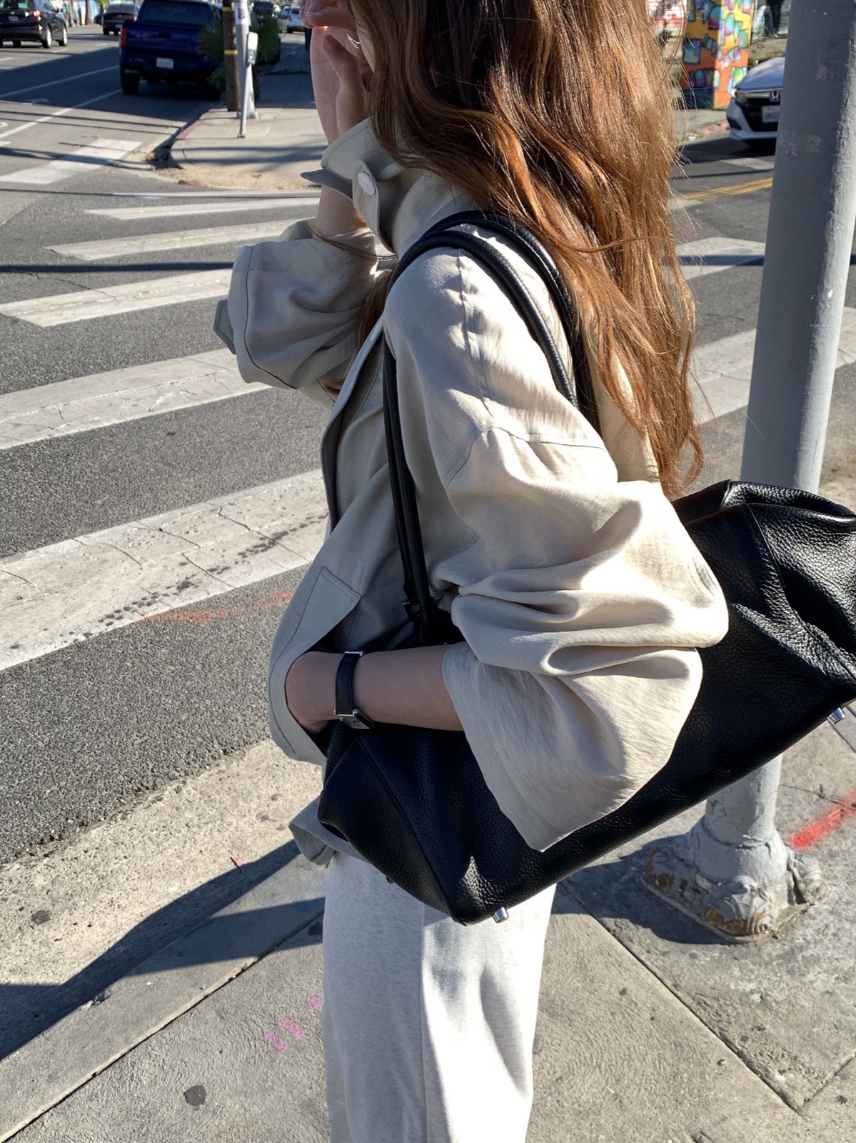 미쉘 소프트 숏 트렌치 자켓 상세 이미지 9