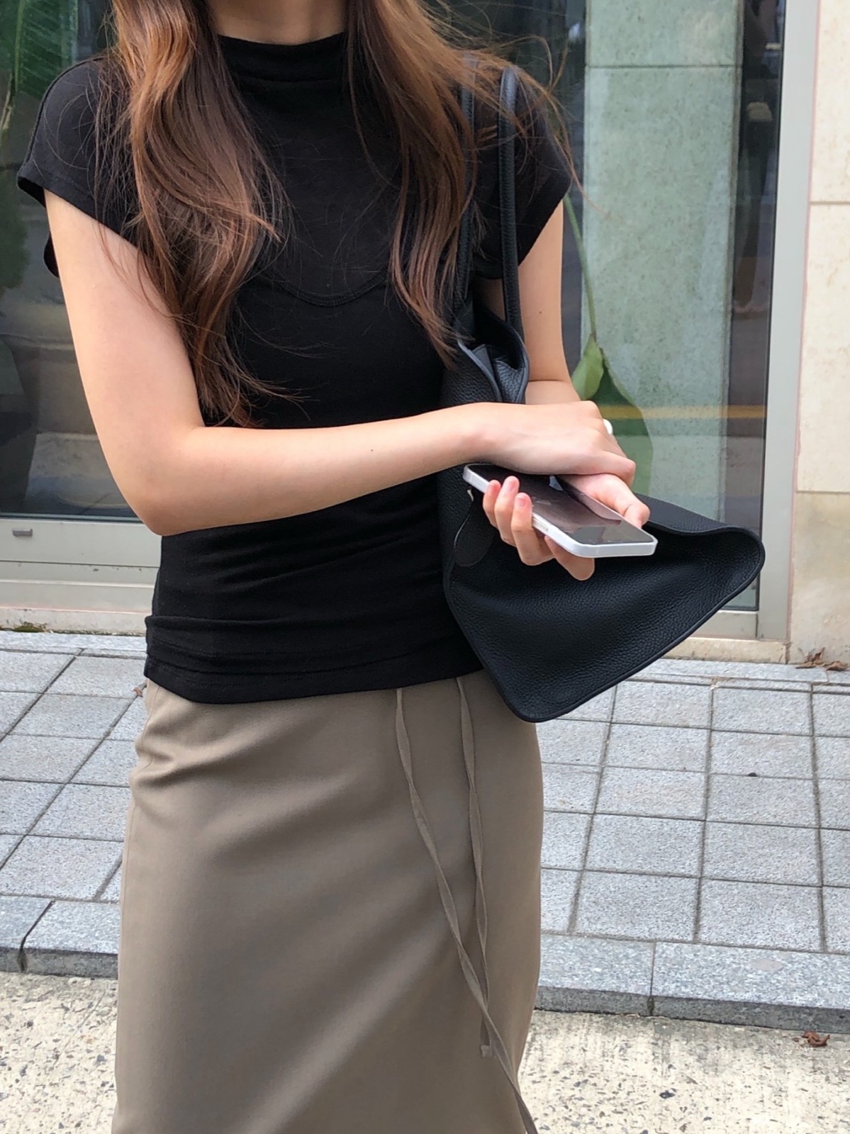 모크넥 울&텐셀 드랍숄더 티셔츠 상세 이미지 9