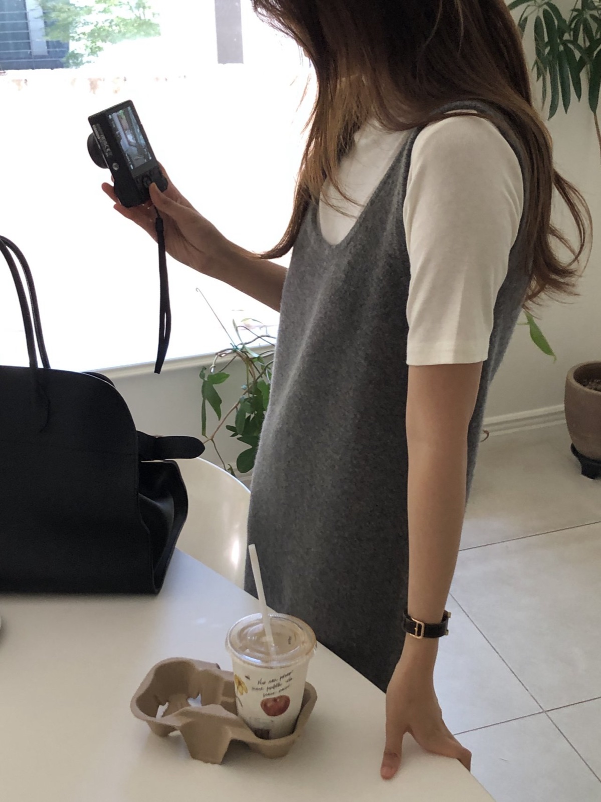 모네트 홀가먼트 니트 원피스 상세 이미지 1