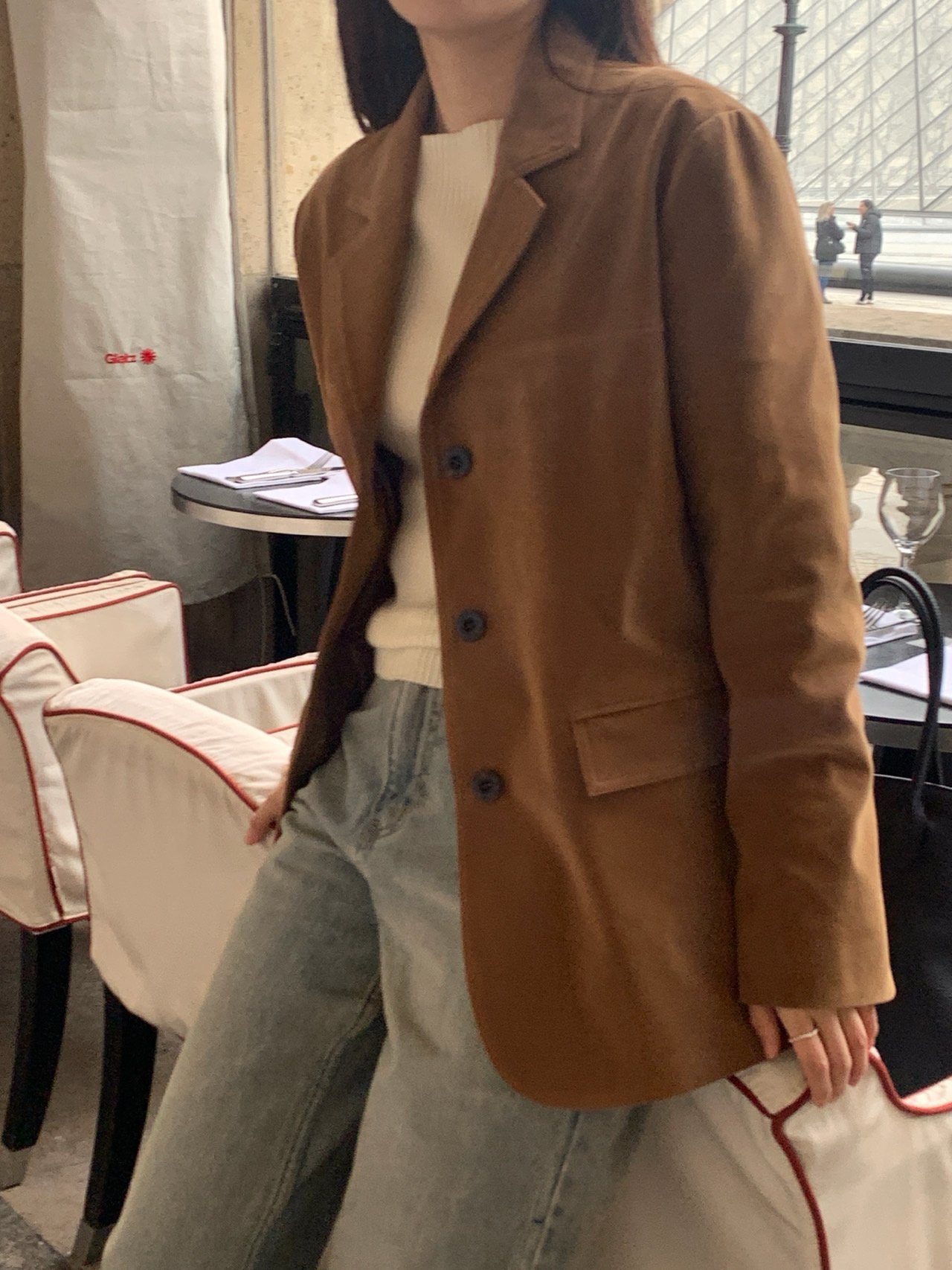 몽테뉴 스웨이드 하프자켓 상세 이미지 5