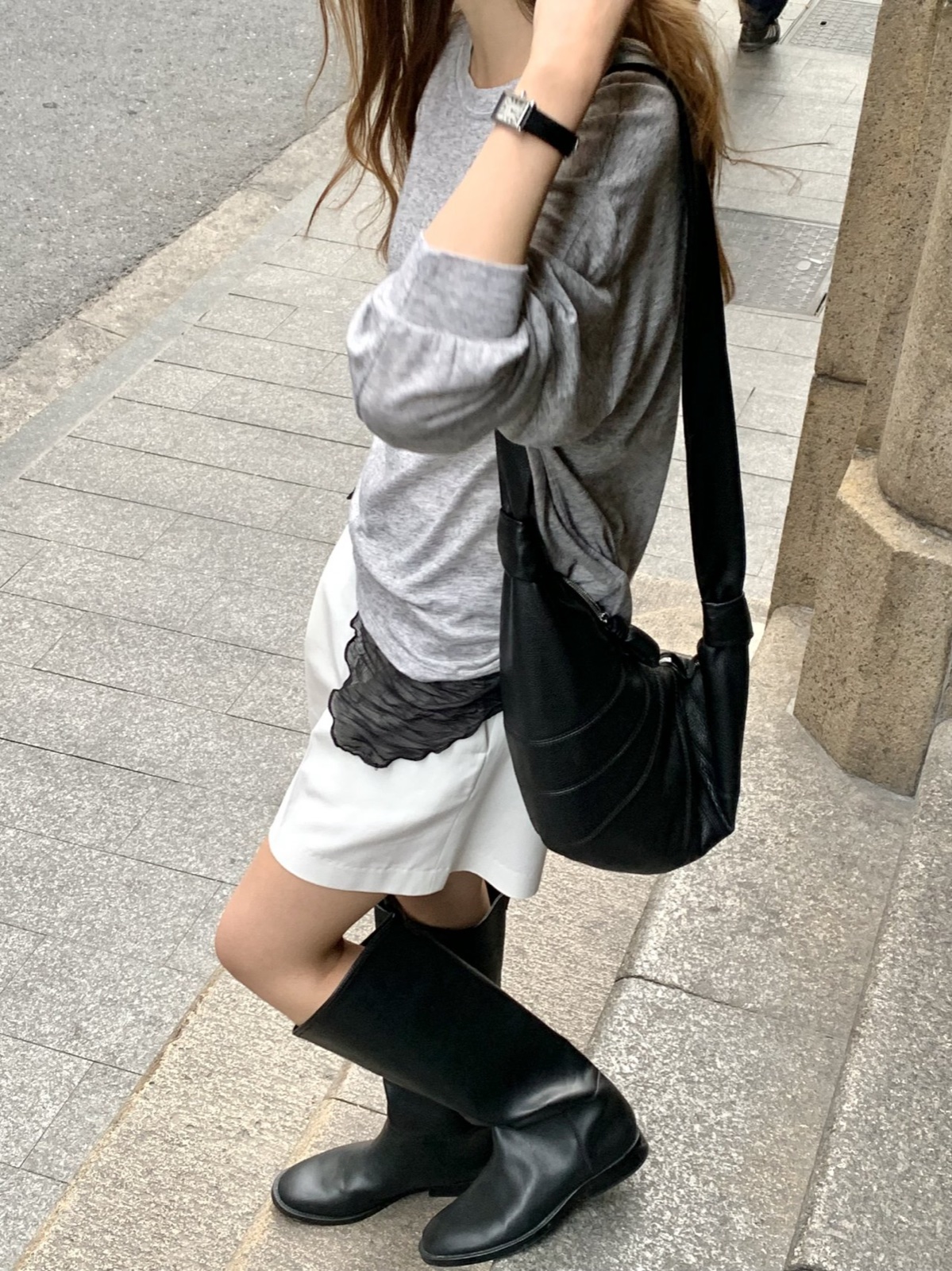 나하 플리츠 스카프 상세 이미지 10