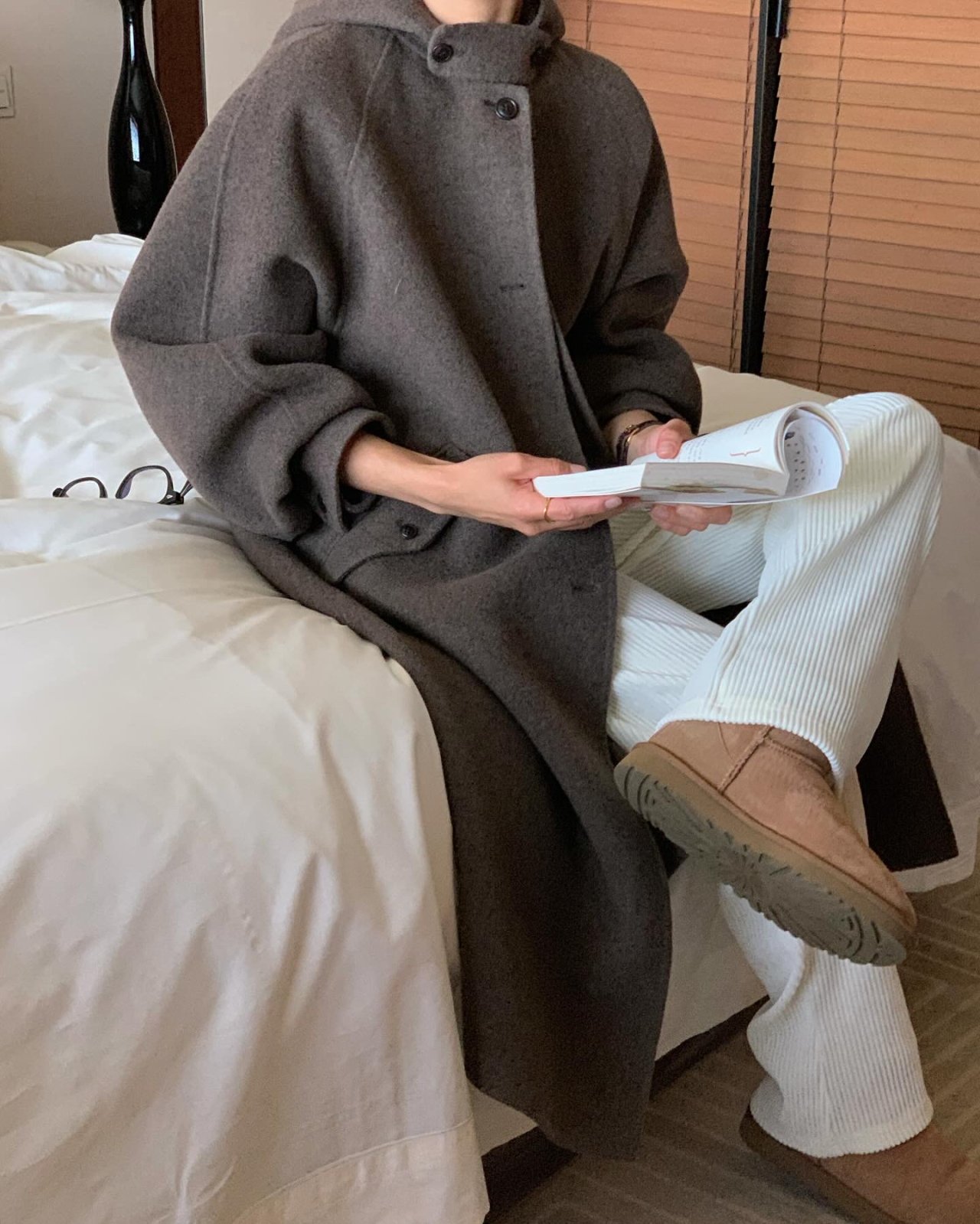 네추럴 후디 핸드메이드 코트 상세 이미지 5