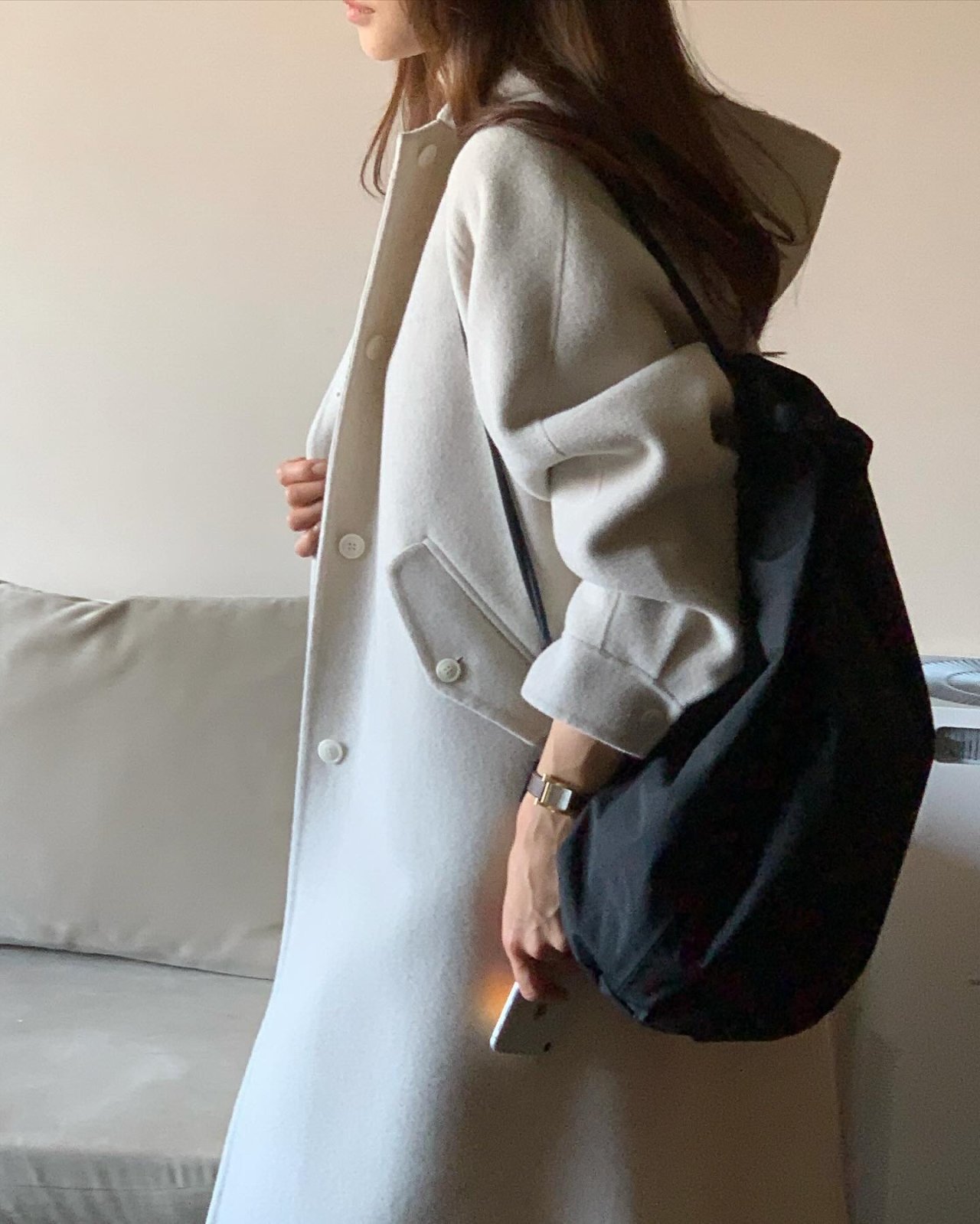 네추럴 후디 핸드메이드 코트 상세 이미지 6