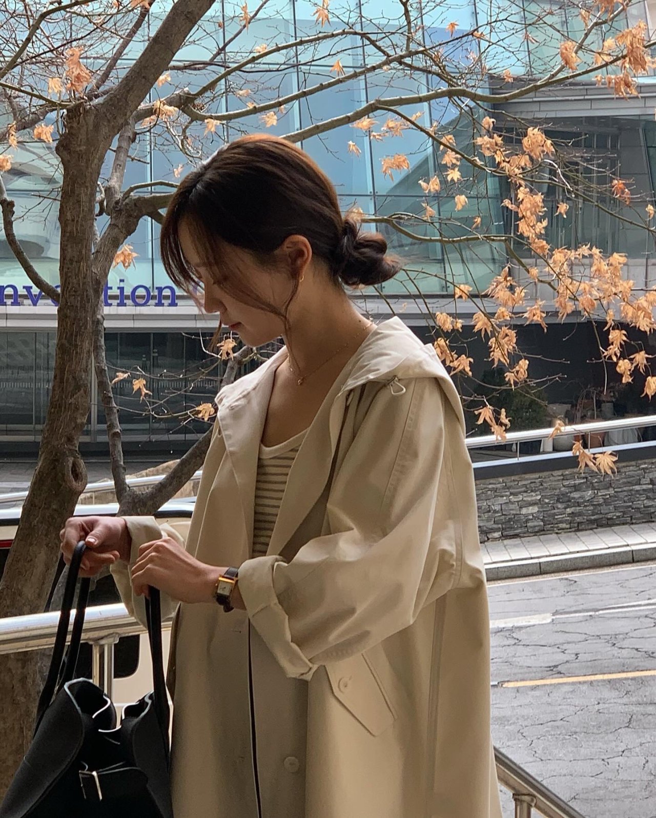 네추럴 래글런 후드 코트 상세 이미지 5