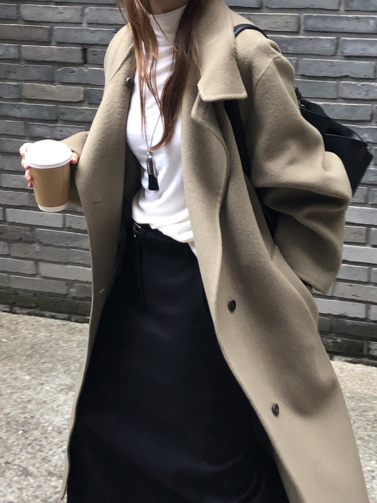 노엘 하이넥 핸드메이드 코트 상세 이미지 9
