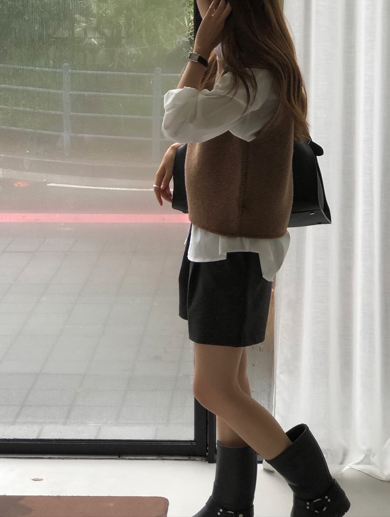 노마 핀턱 하프팬츠 상세 이미지 7