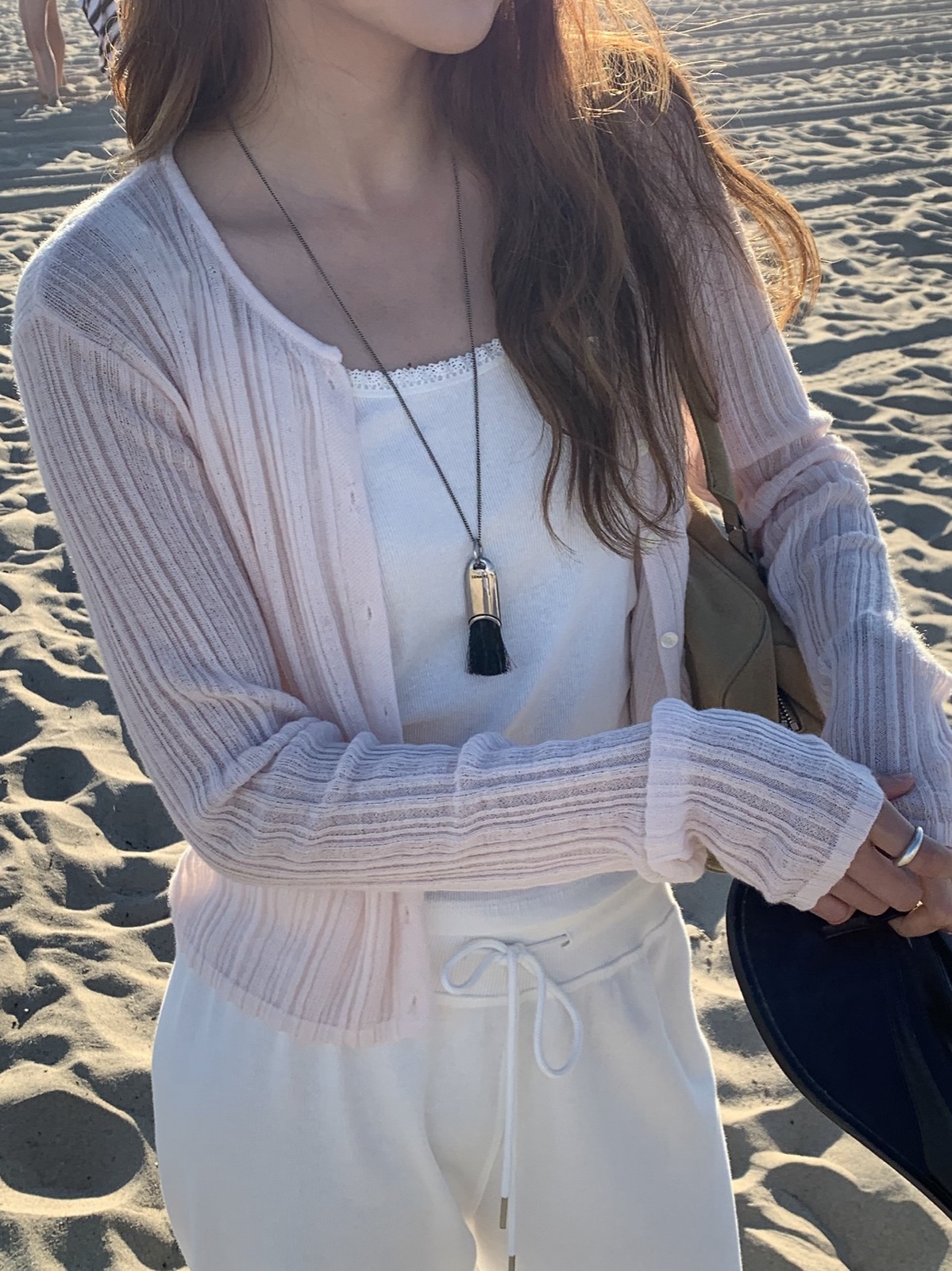 노벨라 알파카 라운드 가디건 상세 이미지 5