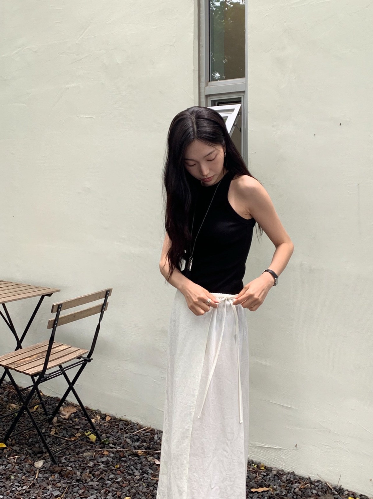 오데트 랩 밴딩 스커트 상세 이미지 4