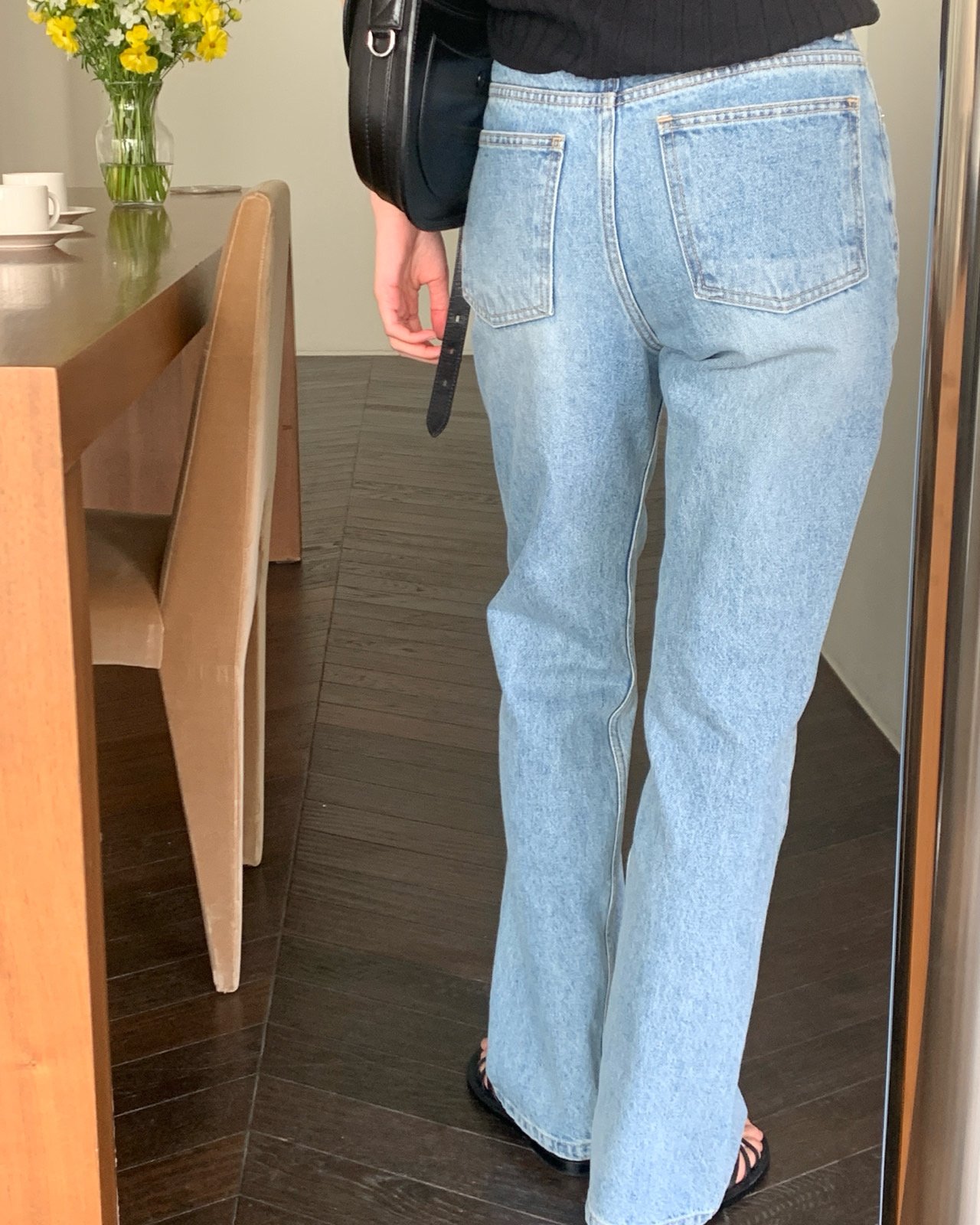 올슨 세미 플레어 데님 상세 이미지 5