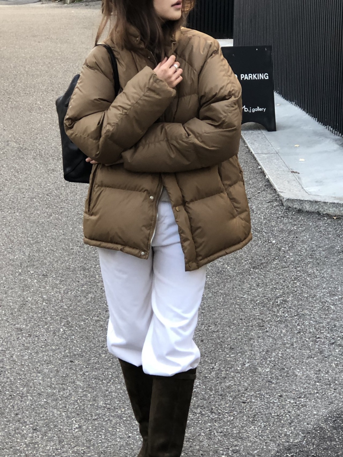 오슬로 덕다운 하프 패딩 상세 이미지 2