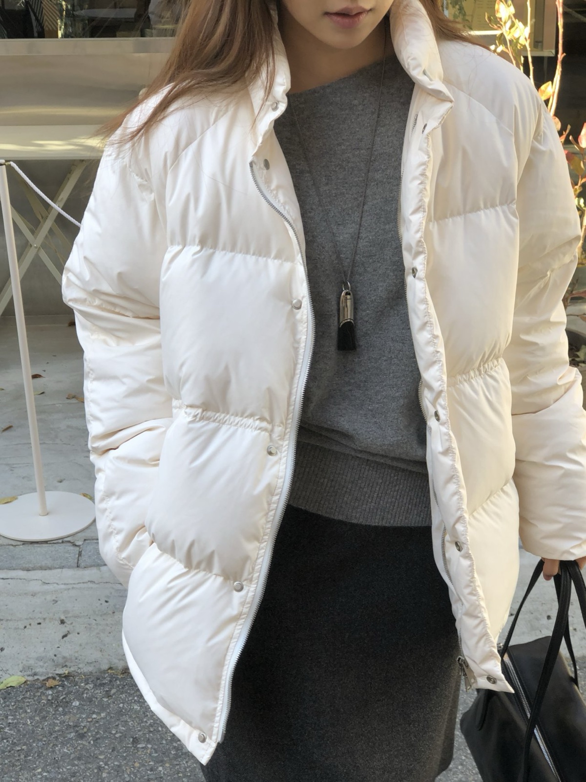오슬로 덕다운 하프 패딩 상세 이미지 5