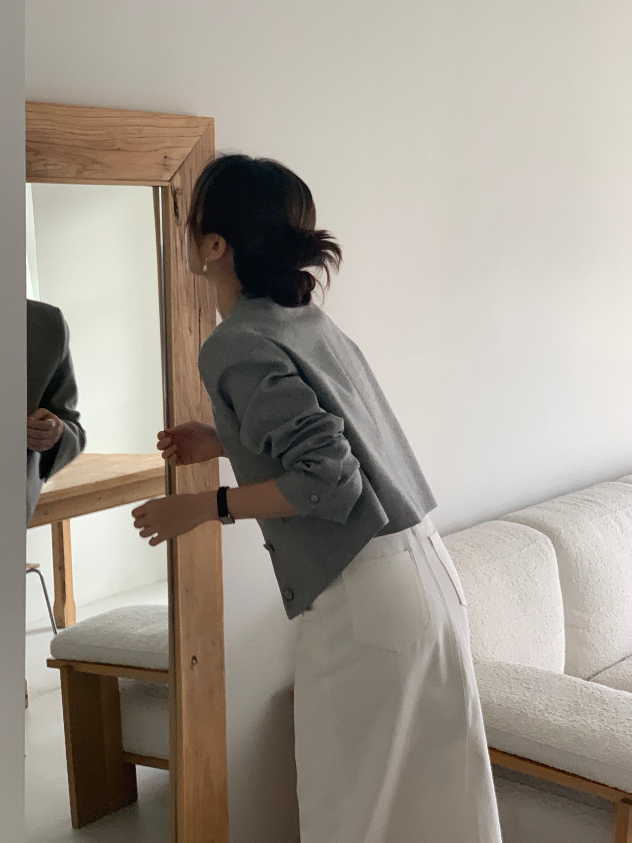 아워 울 노카라 자켓 상세 이미지 9