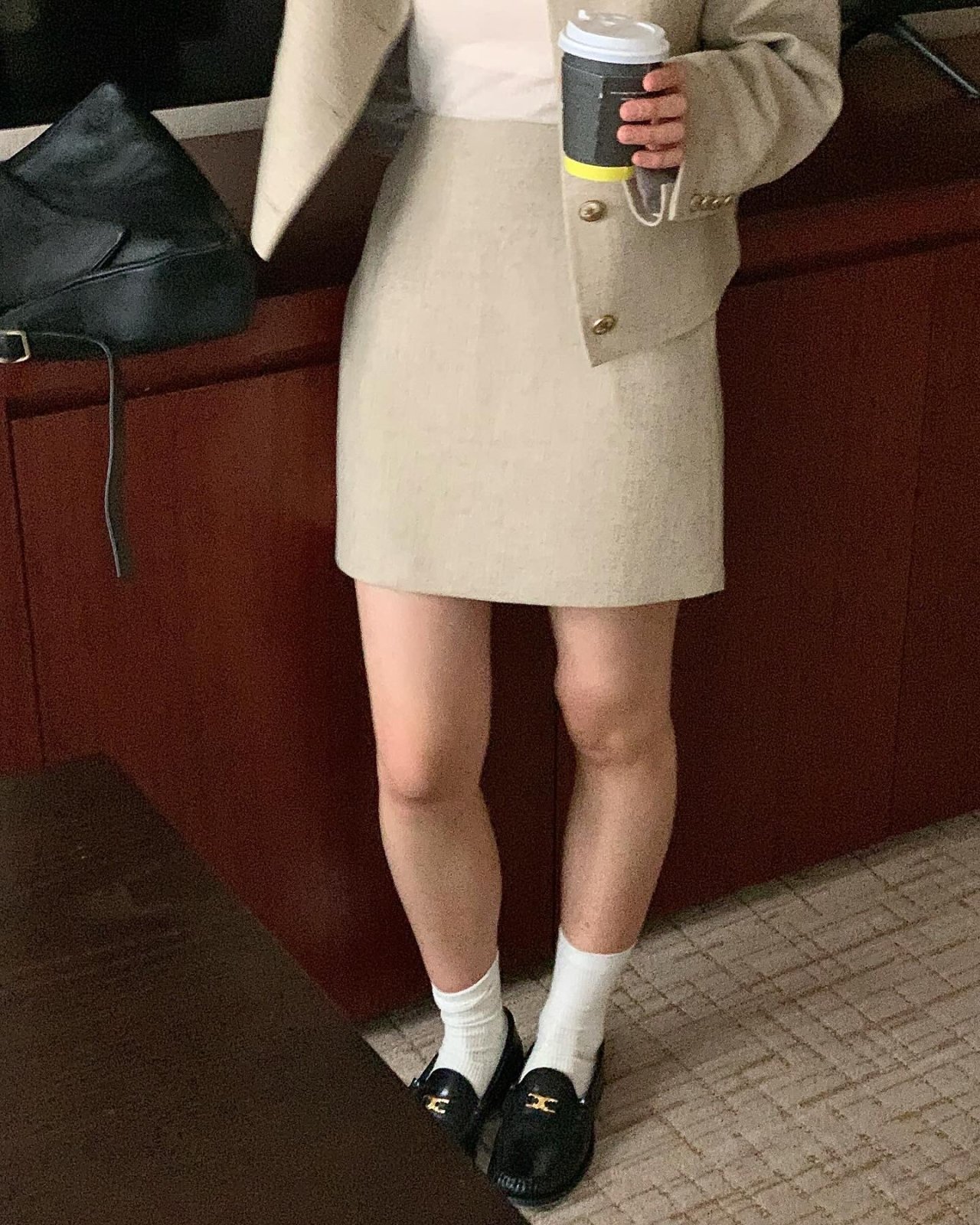 아워 울 숏 스커트 상세 이미지 8