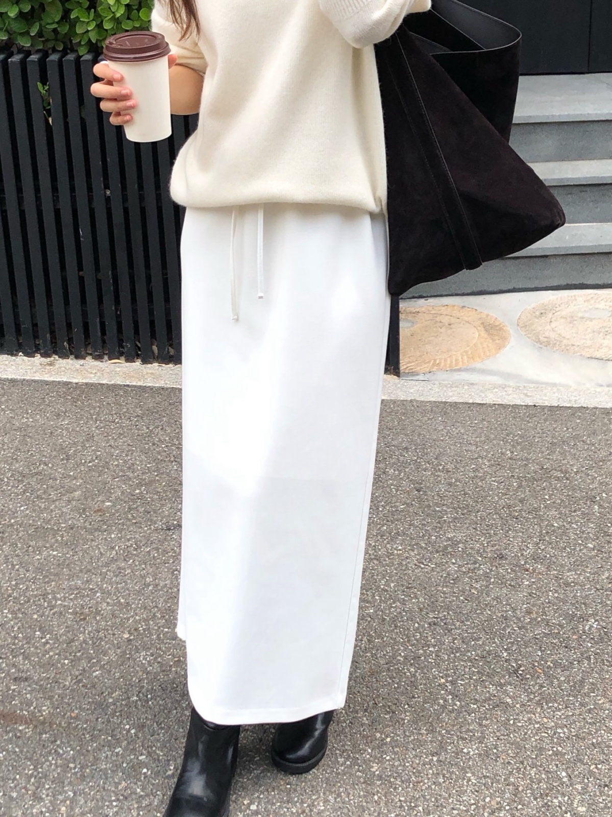 오브 스트링 롱 스커트 상세 이미지 11