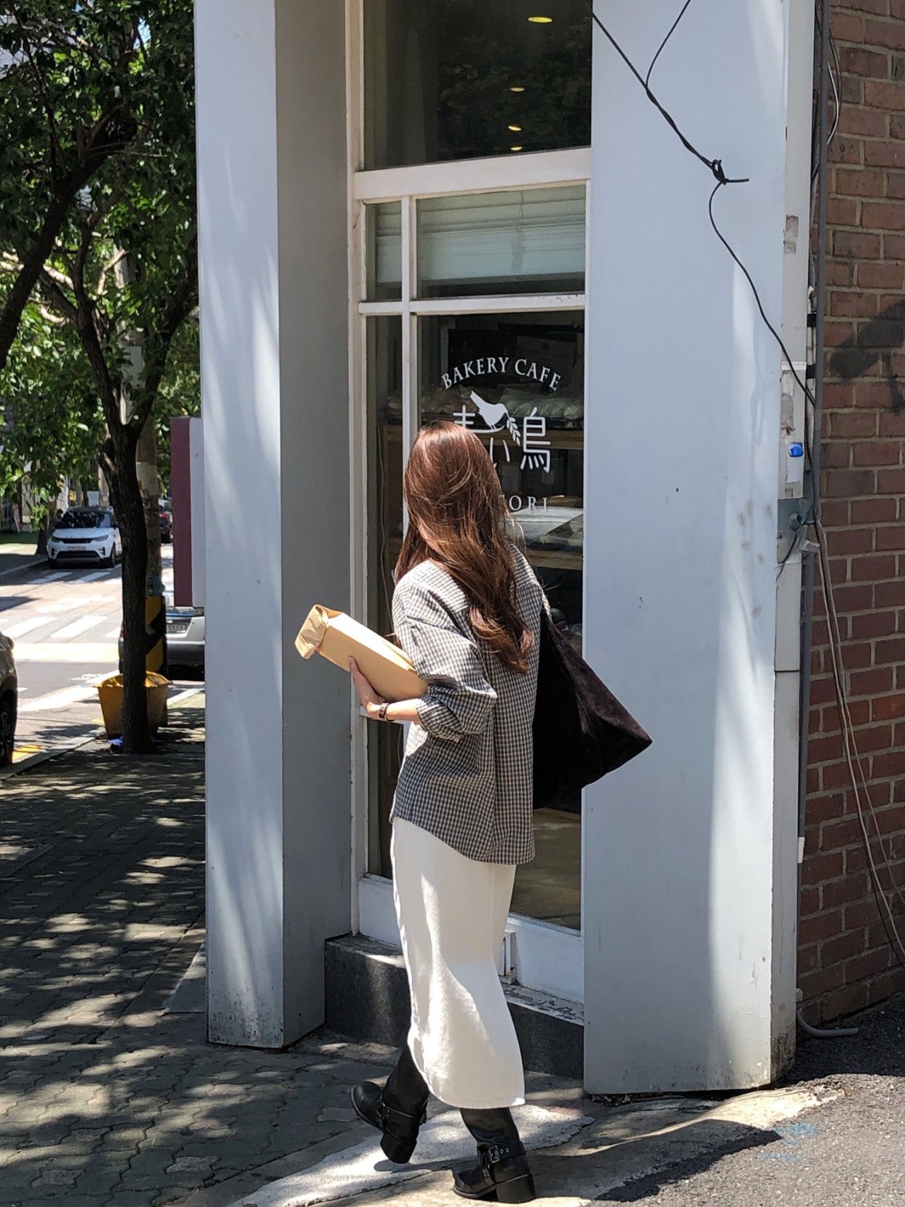 패딩턴 켈시체크 셔츠 상세 이미지 4