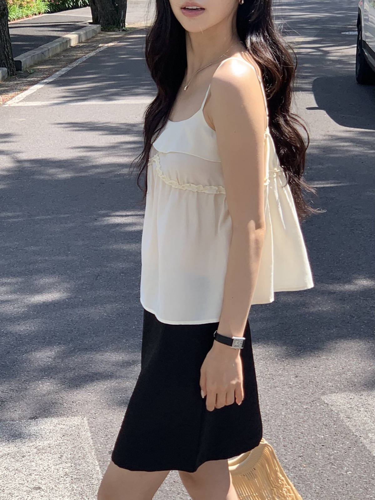 폴린 프릴 나시 블라우스 상세 이미지 5
