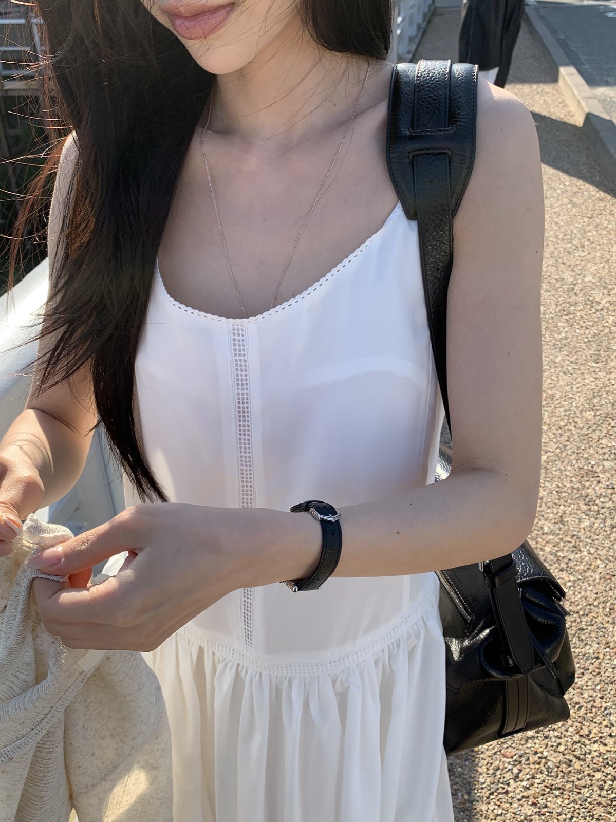 피치 레이스 숏 원피스 상세 이미지 8