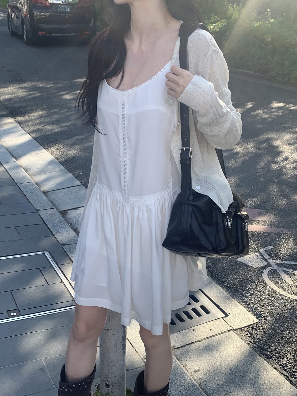 피치 레이스 숏 원피스 상세 이미지 10