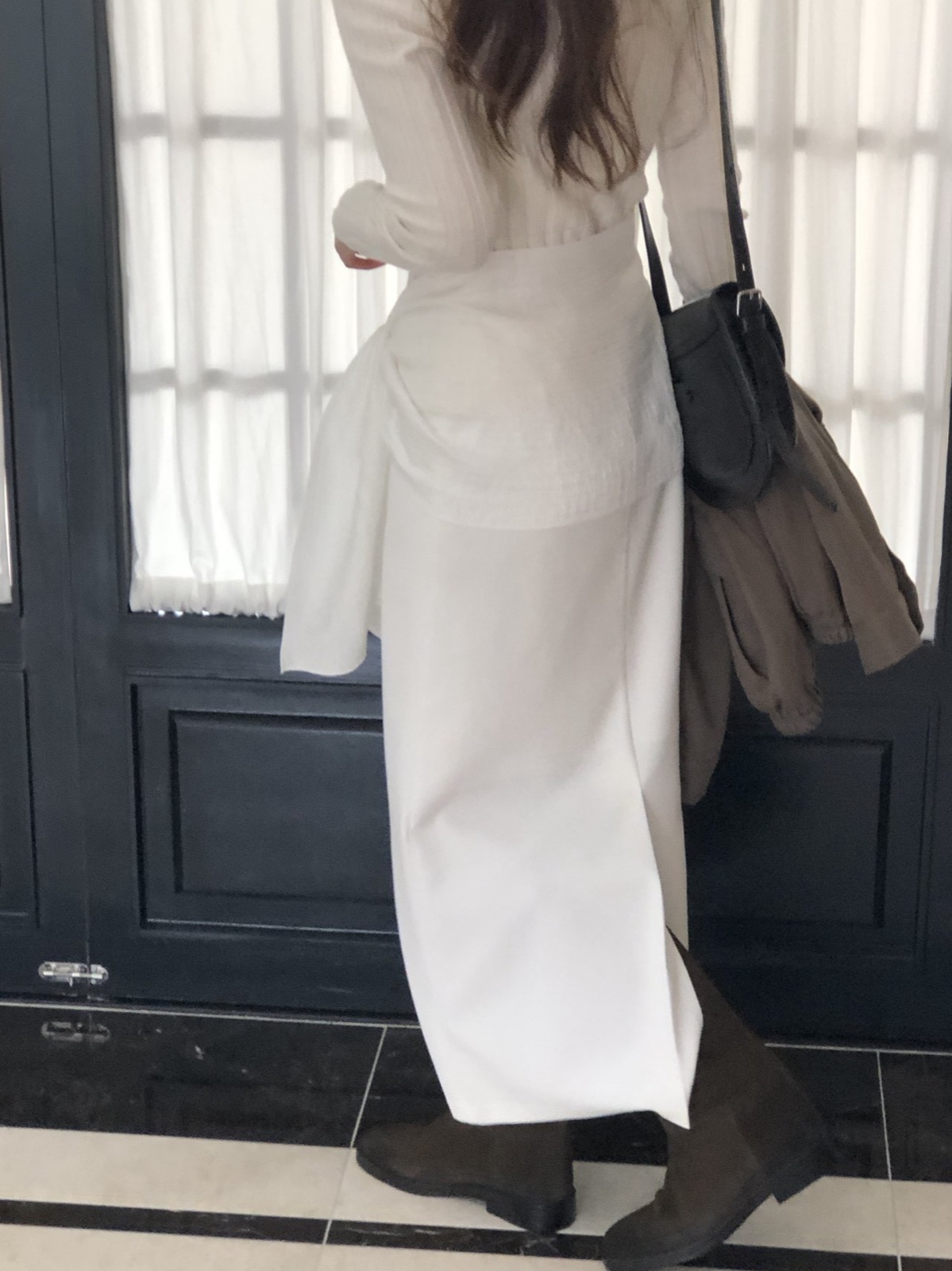 피오니 링클 로고 스카프 상세 이미지 1
