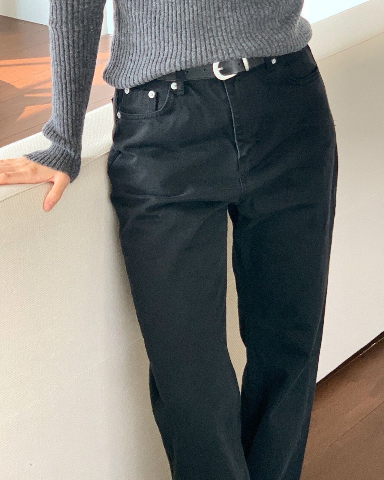 피트 콘밀 레귤러 다잉데님 상세 이미지 4