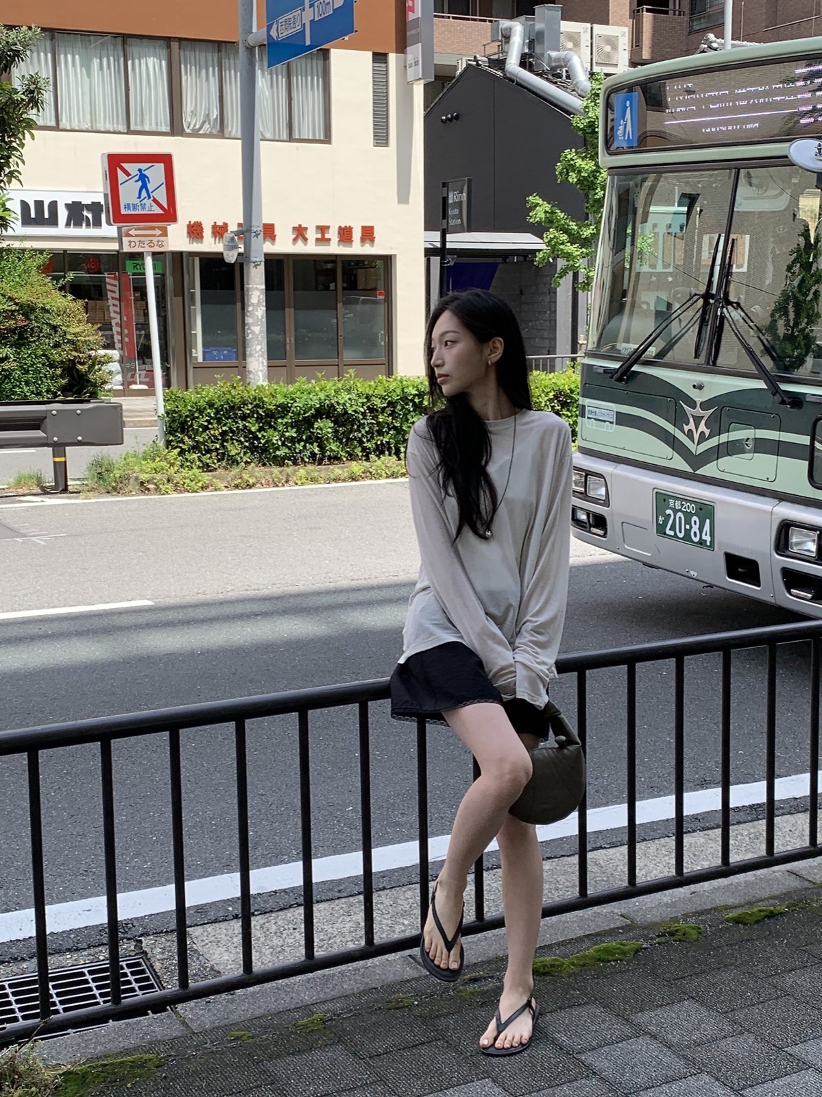 퓨어 레이스 하프 밴딩 팬츠 상세 이미지 2