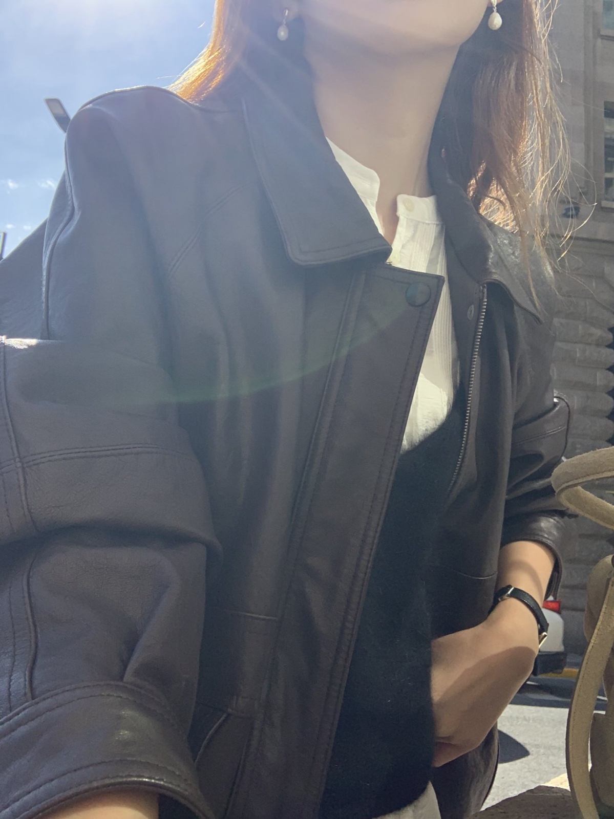 레이나 핀턱 반팔 원피스 상세 이미지 2