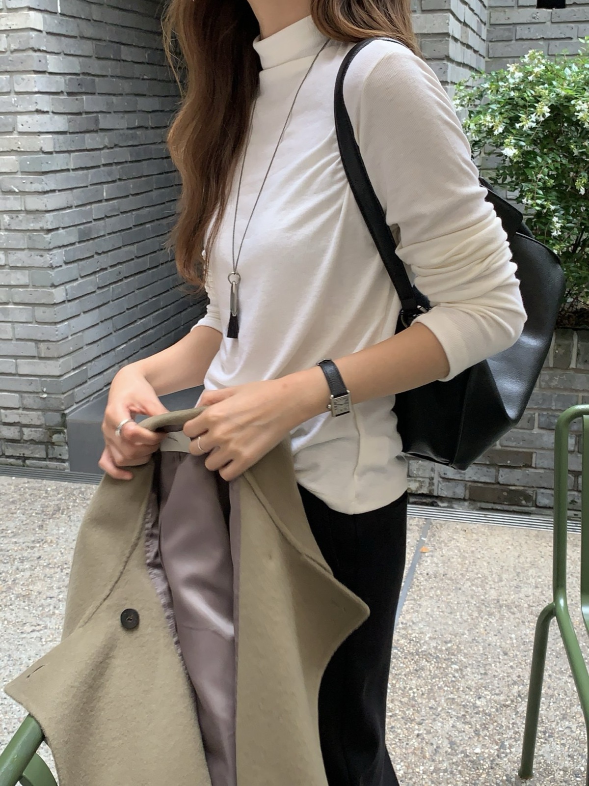 리아 소프트 긴팔 터틀넥 상세 이미지 1