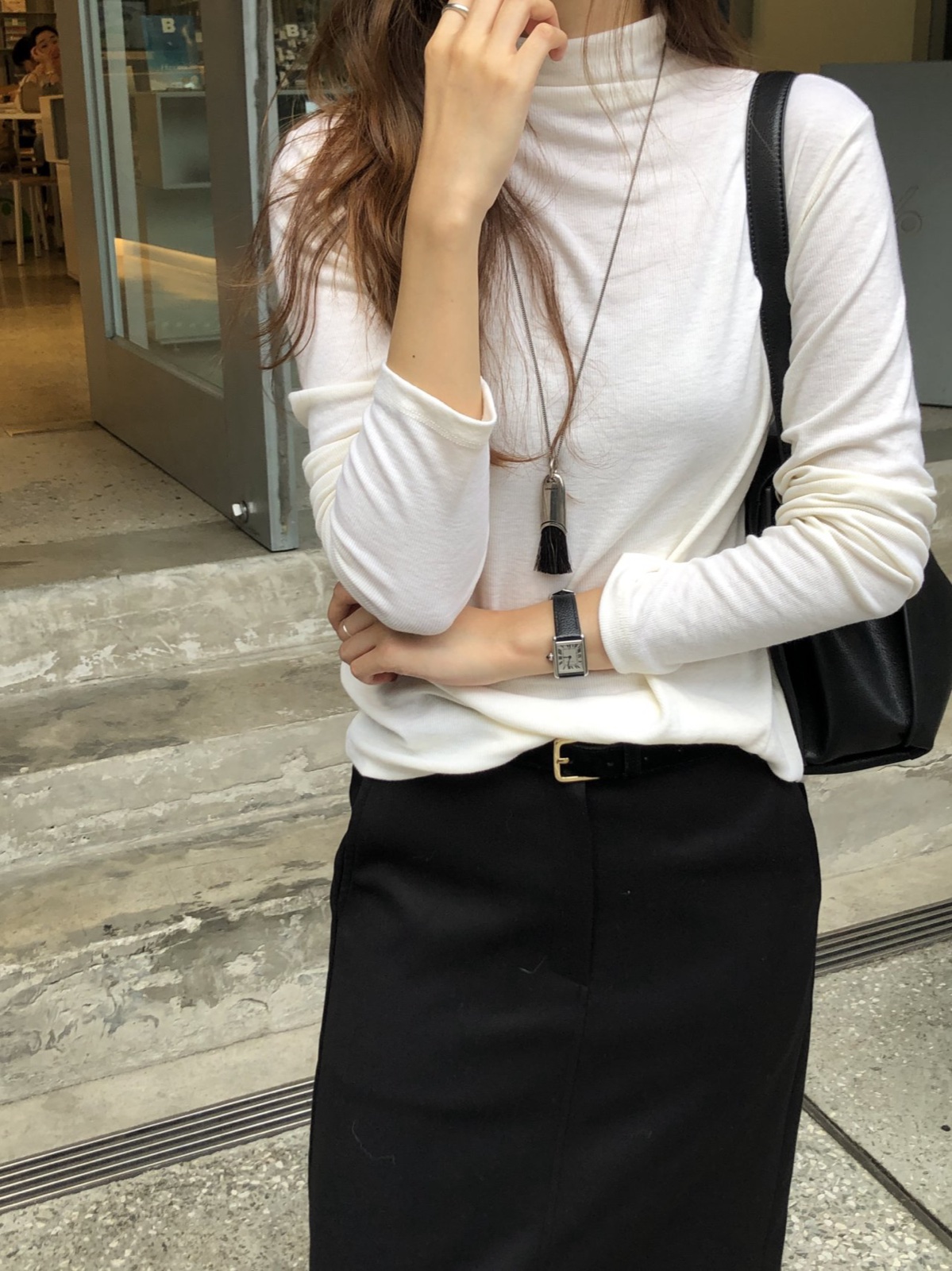 리아 소프트 긴팔 터틀넥 상세 이미지 2