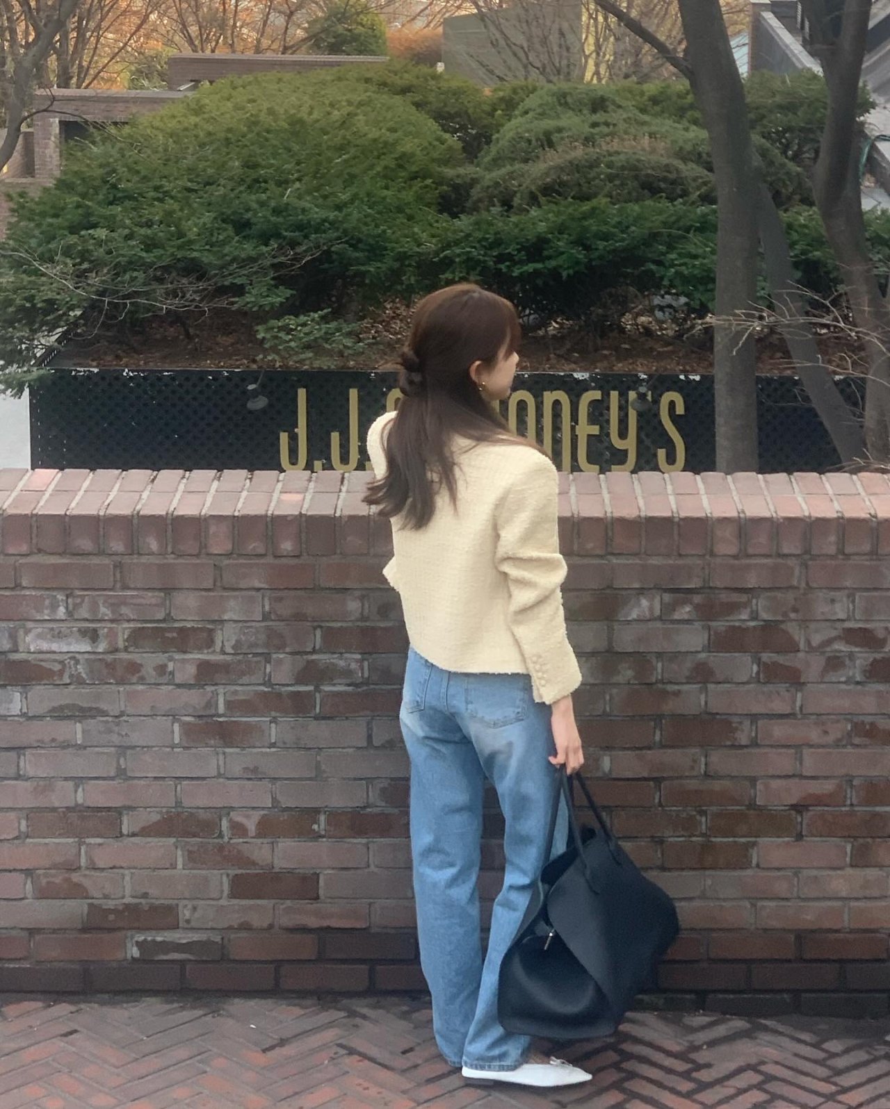 리엘 라운드 트위드 자켓 상세 이미지 6
