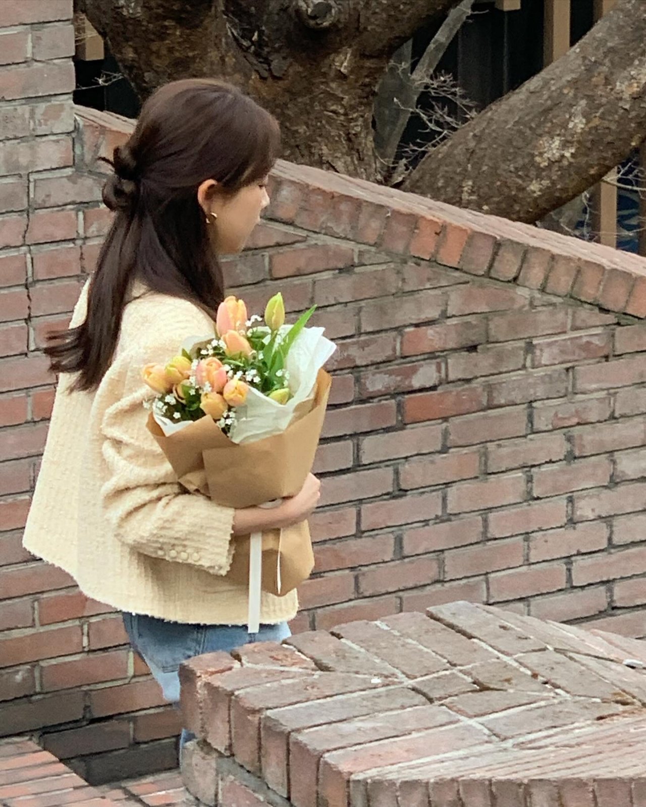 리엘 라운드 트위드 자켓 상세 이미지 7