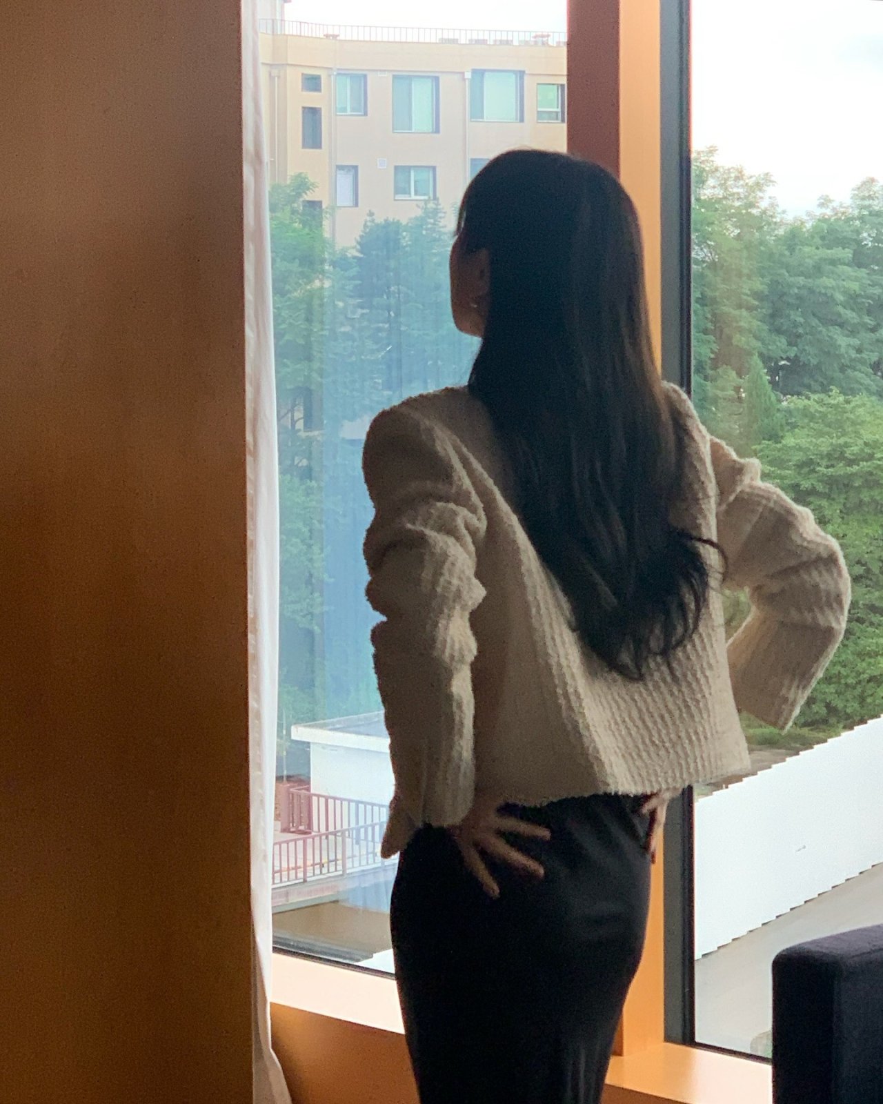 리엘 울 라운드 트위드 자켓 상세 이미지 5