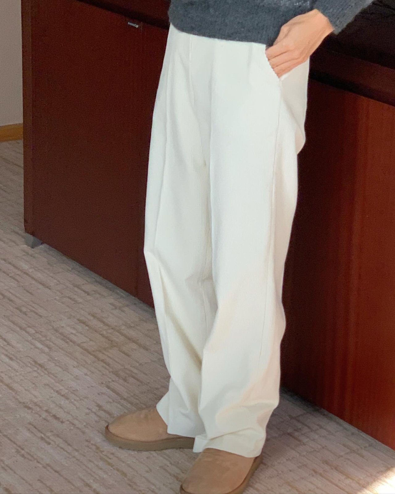 로빈 코듀로이 팬츠 상세 이미지 2