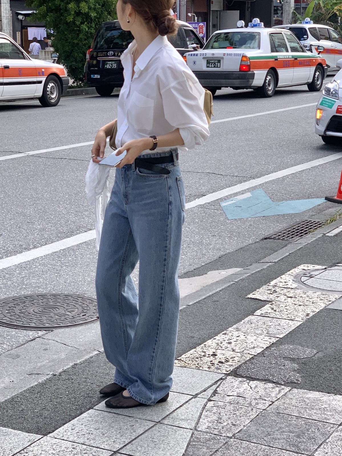 로라 스트레이트 핏 데님 팬츠 상세 이미지 6