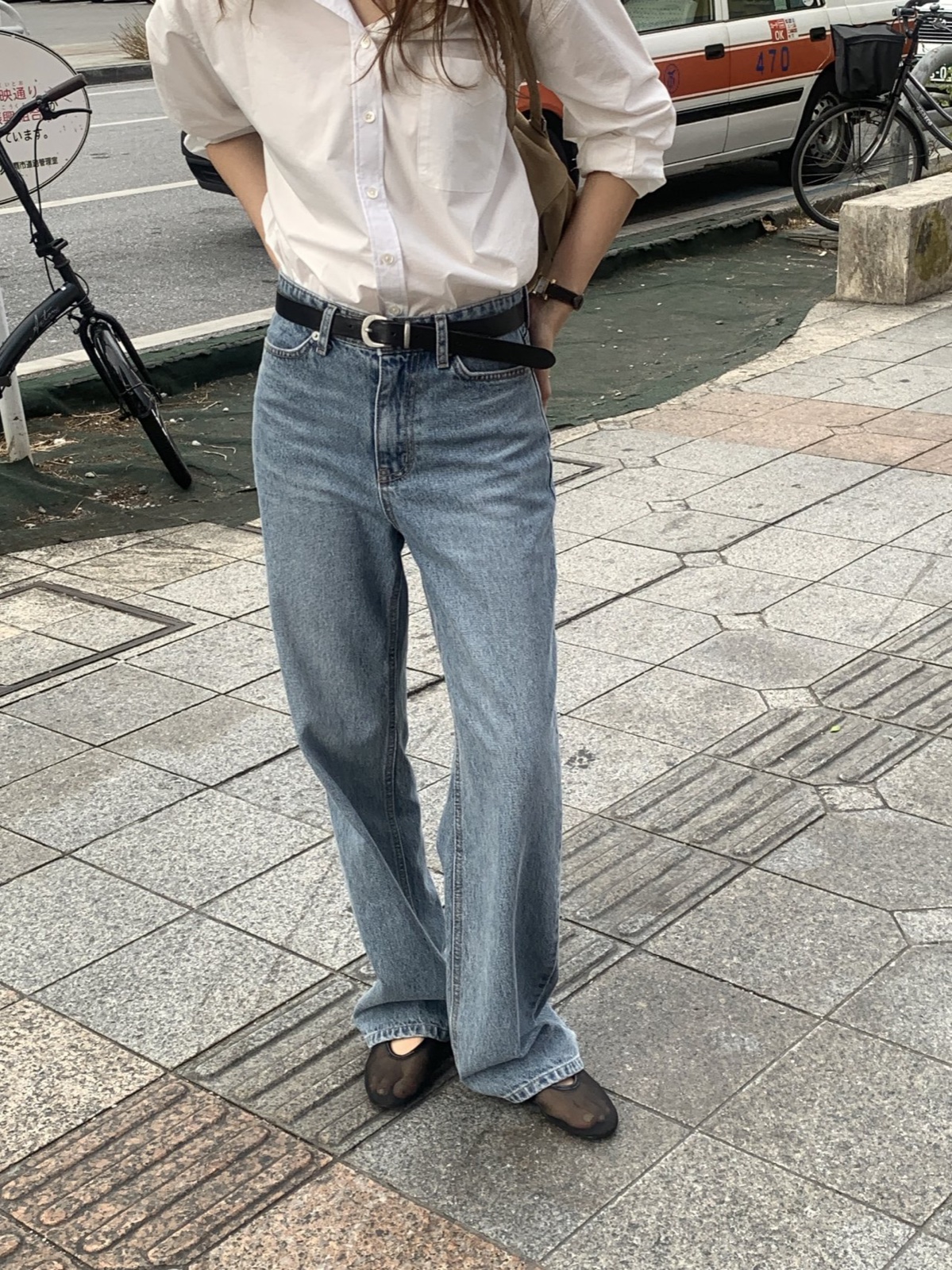 로라 스트레이트 핏 데님 팬츠 상세 이미지 8
