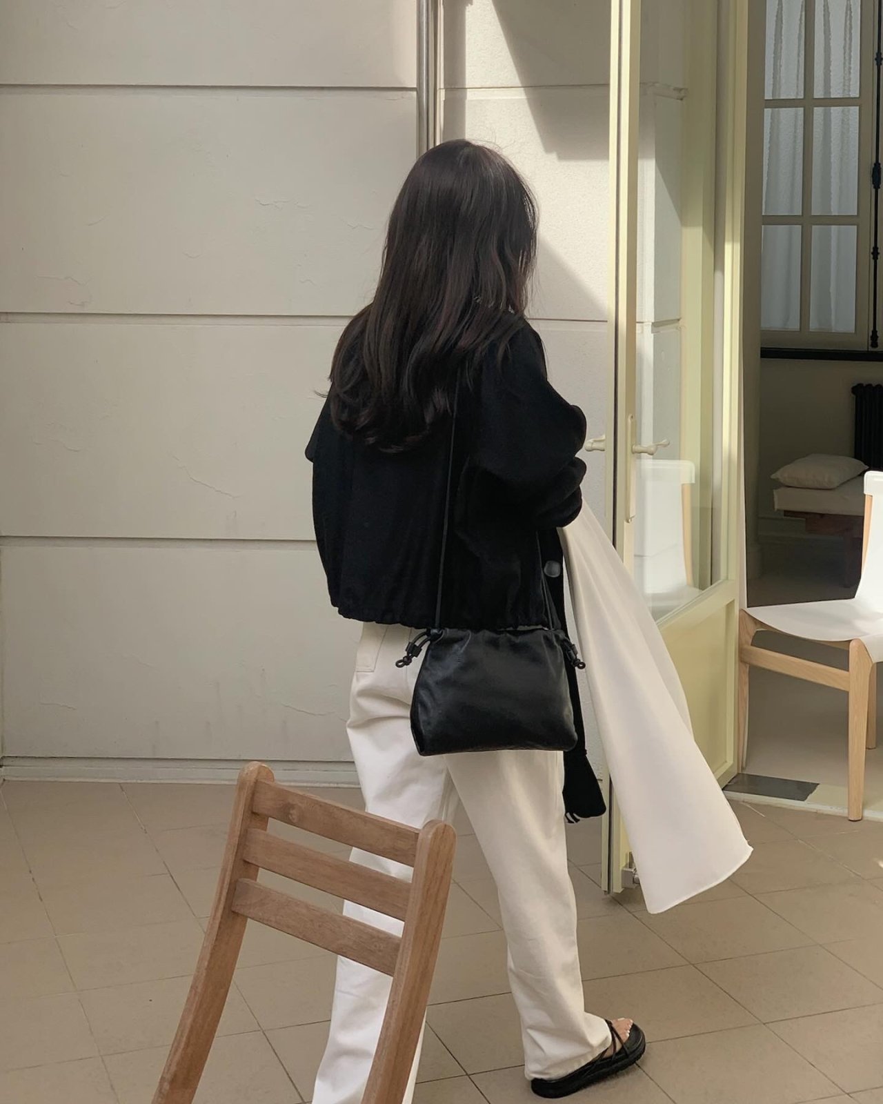 로우 라운드 블라우스 자켓 상세 이미지 8