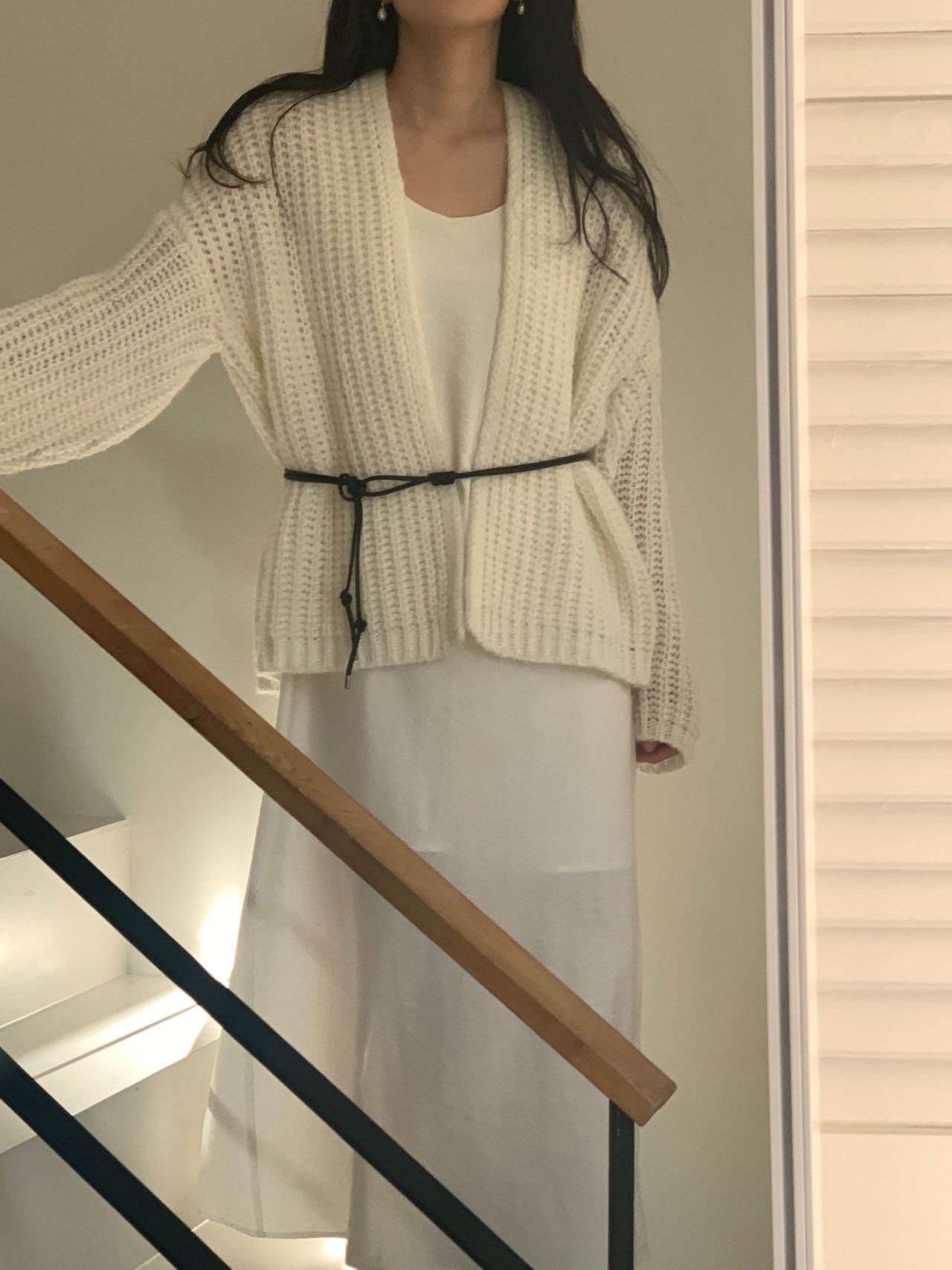 러셀 에어울 오픈 가디건