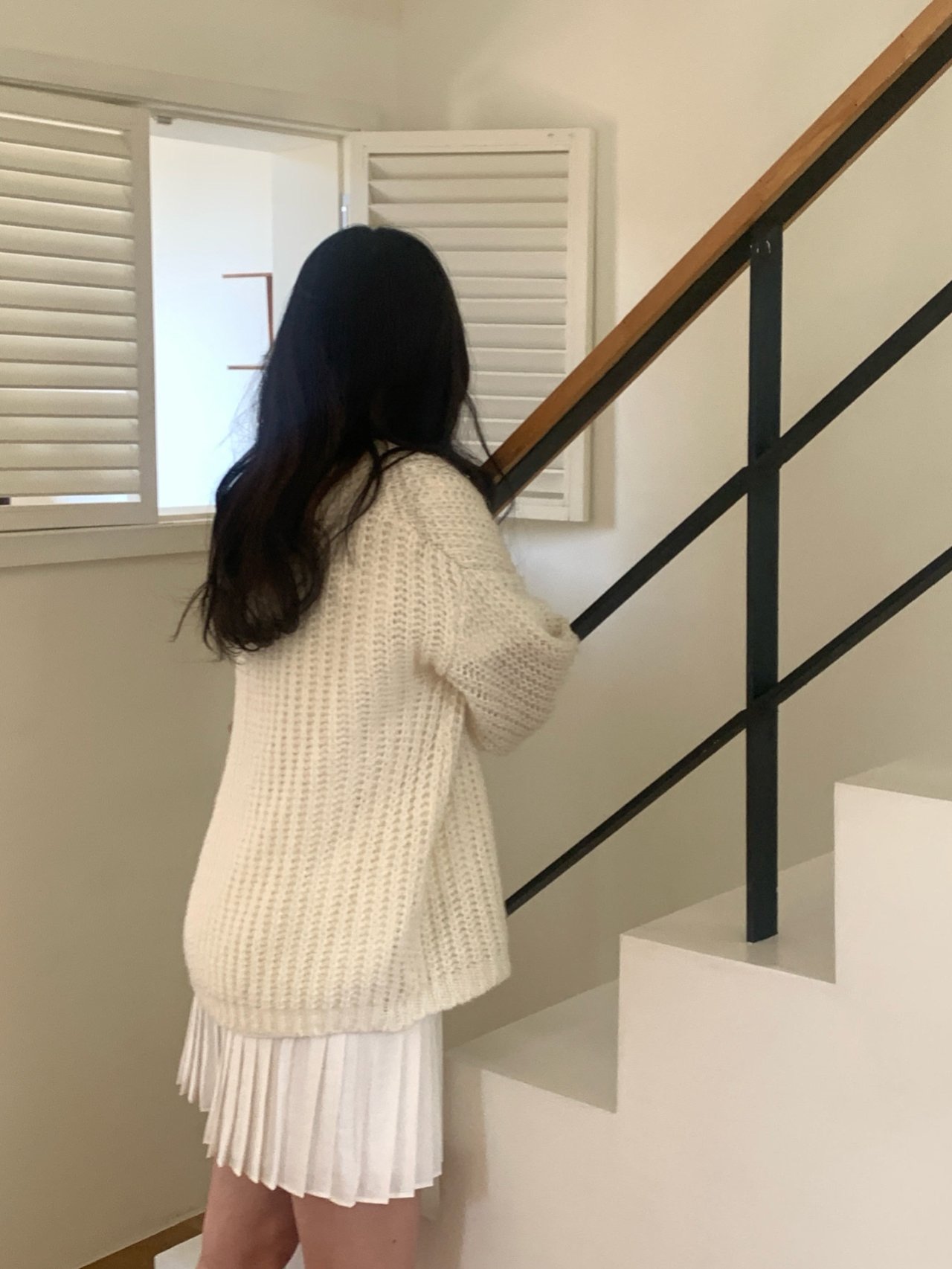 러셀 에어울 오픈 가디건 상세 이미지 2