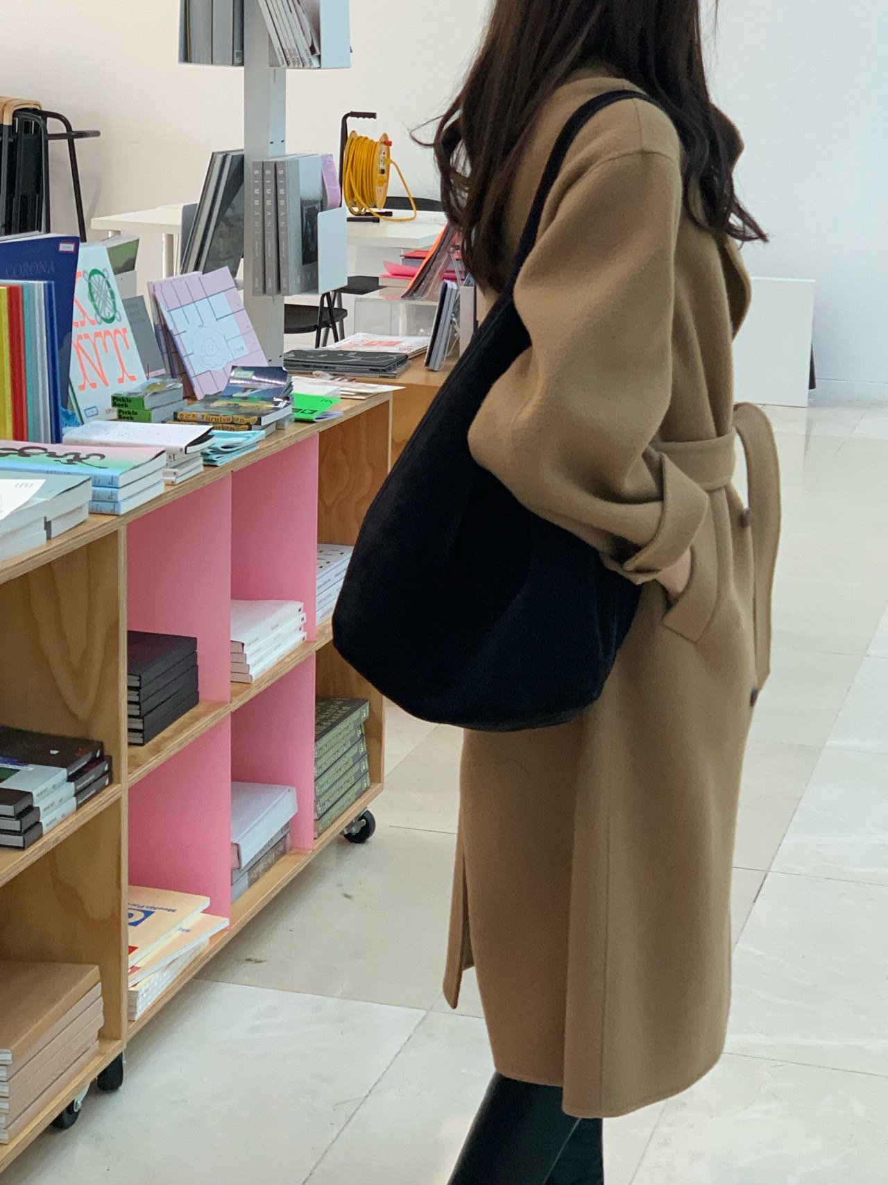 세인트 반하이넥 더블 핸드메이드 코트 상세 이미지 2