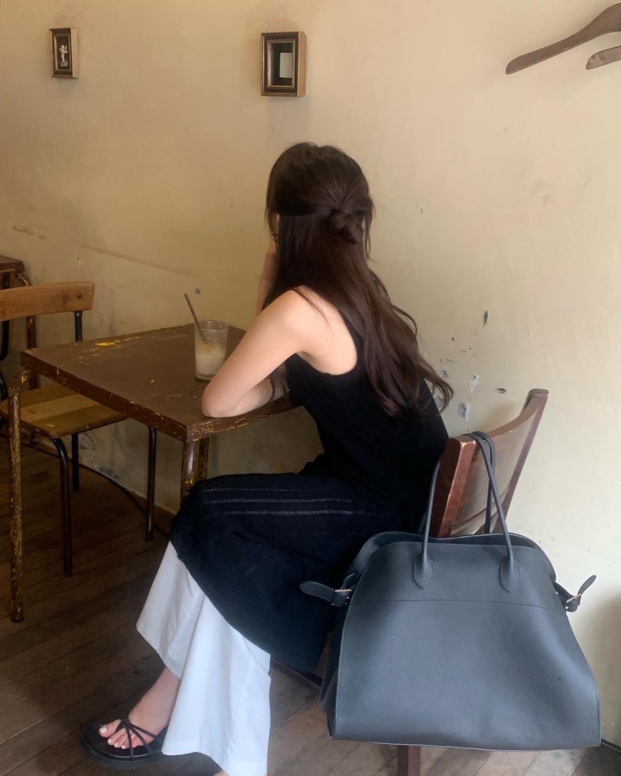 스카시 스쿱넥 니트 원피스 상세 이미지 2