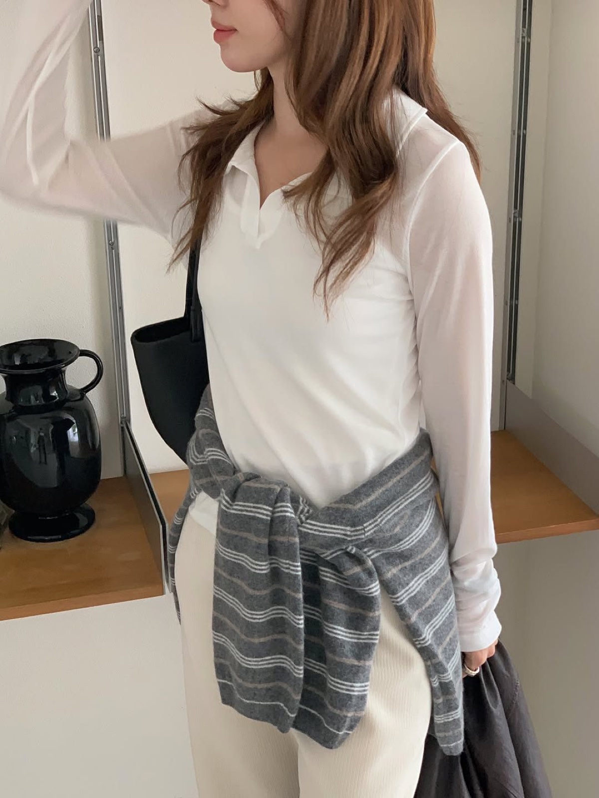 세나 소프트 카라 티셔츠 상세 이미지 2