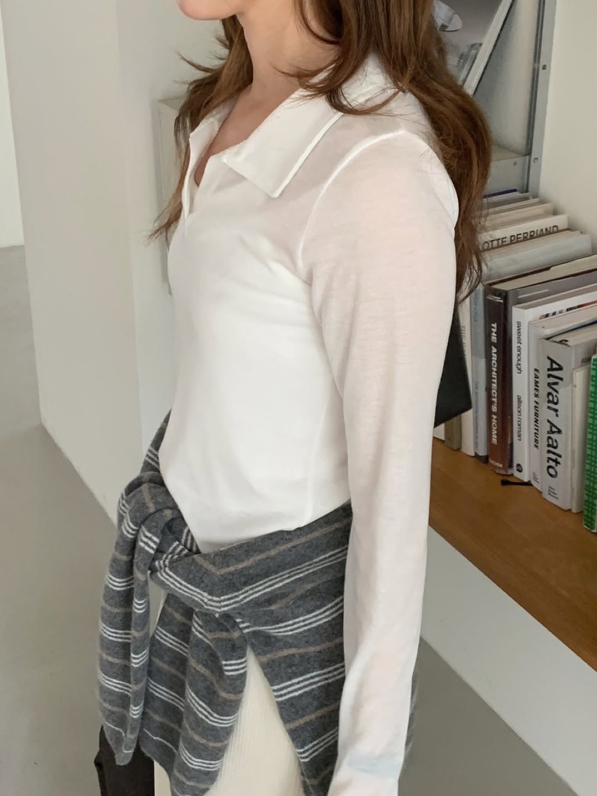 세나 소프트 카라 티셔츠 상세 이미지 5