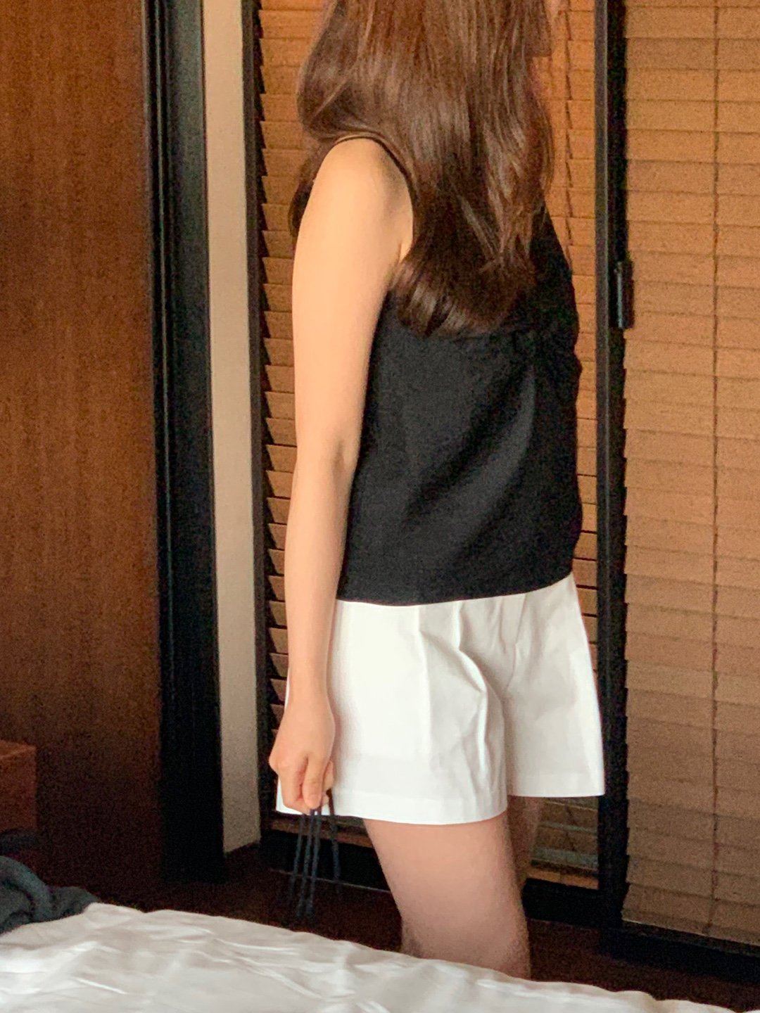 셔링 레이어드 나시 블라우스 상세 이미지 2