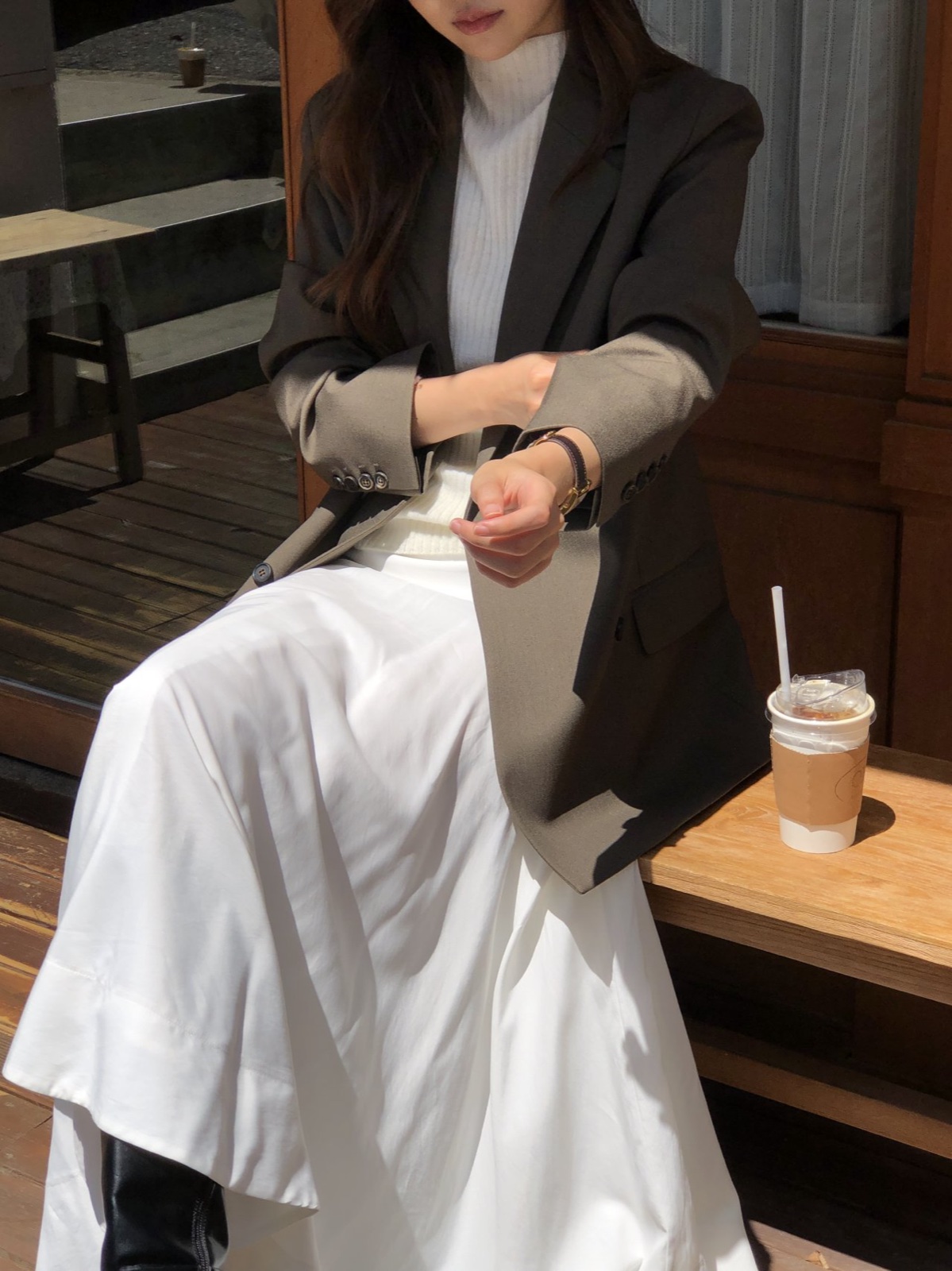 시에나 울 테일러드 더블 자켓 상세 이미지 3